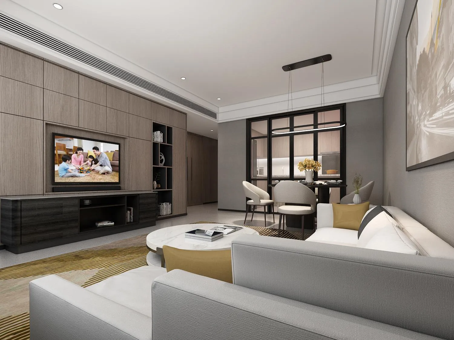 Living room in Somerset Bio-Island Guangzhou