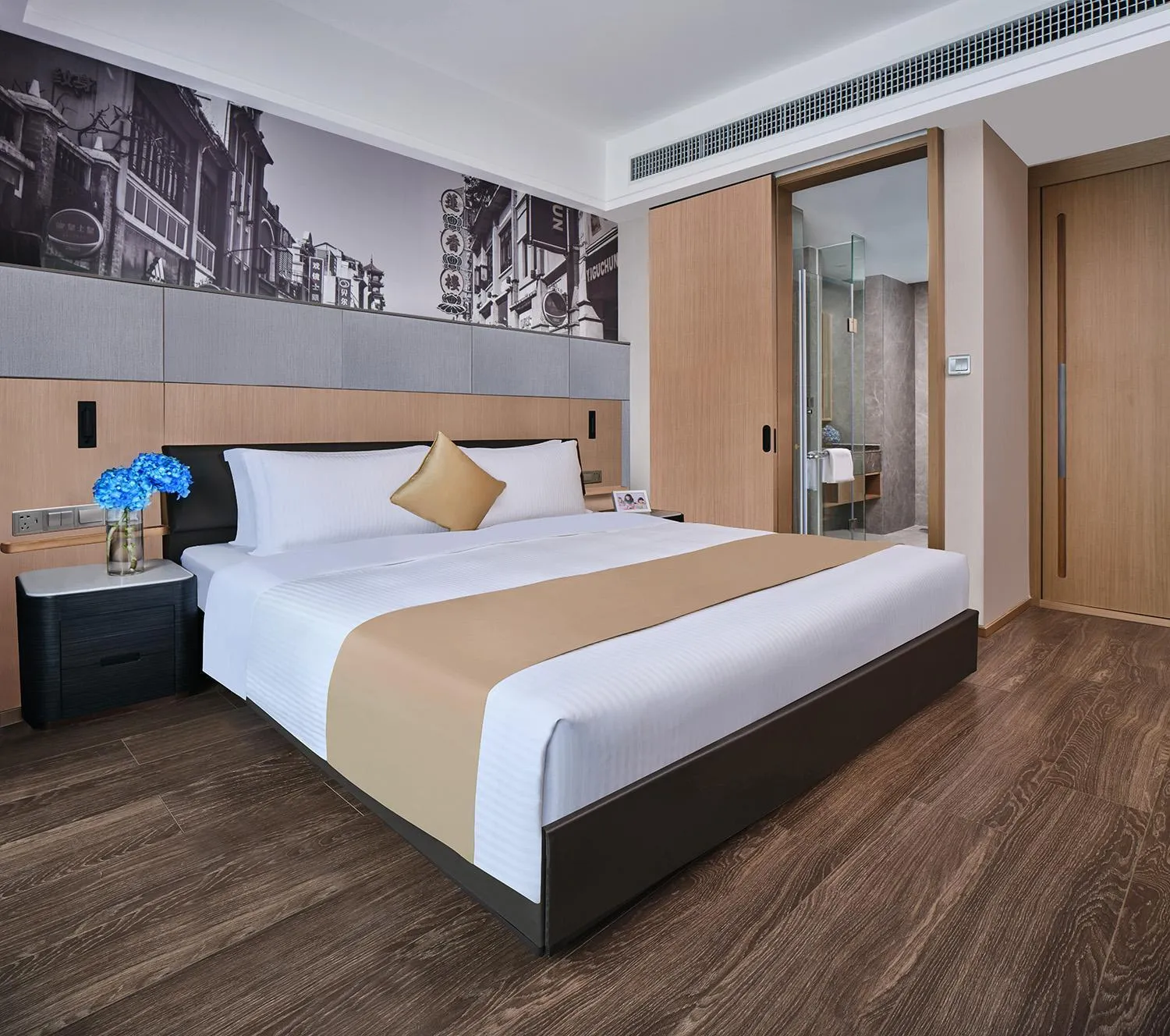 Bedroom, Bed in Somerset Bio-Island Guangzhou