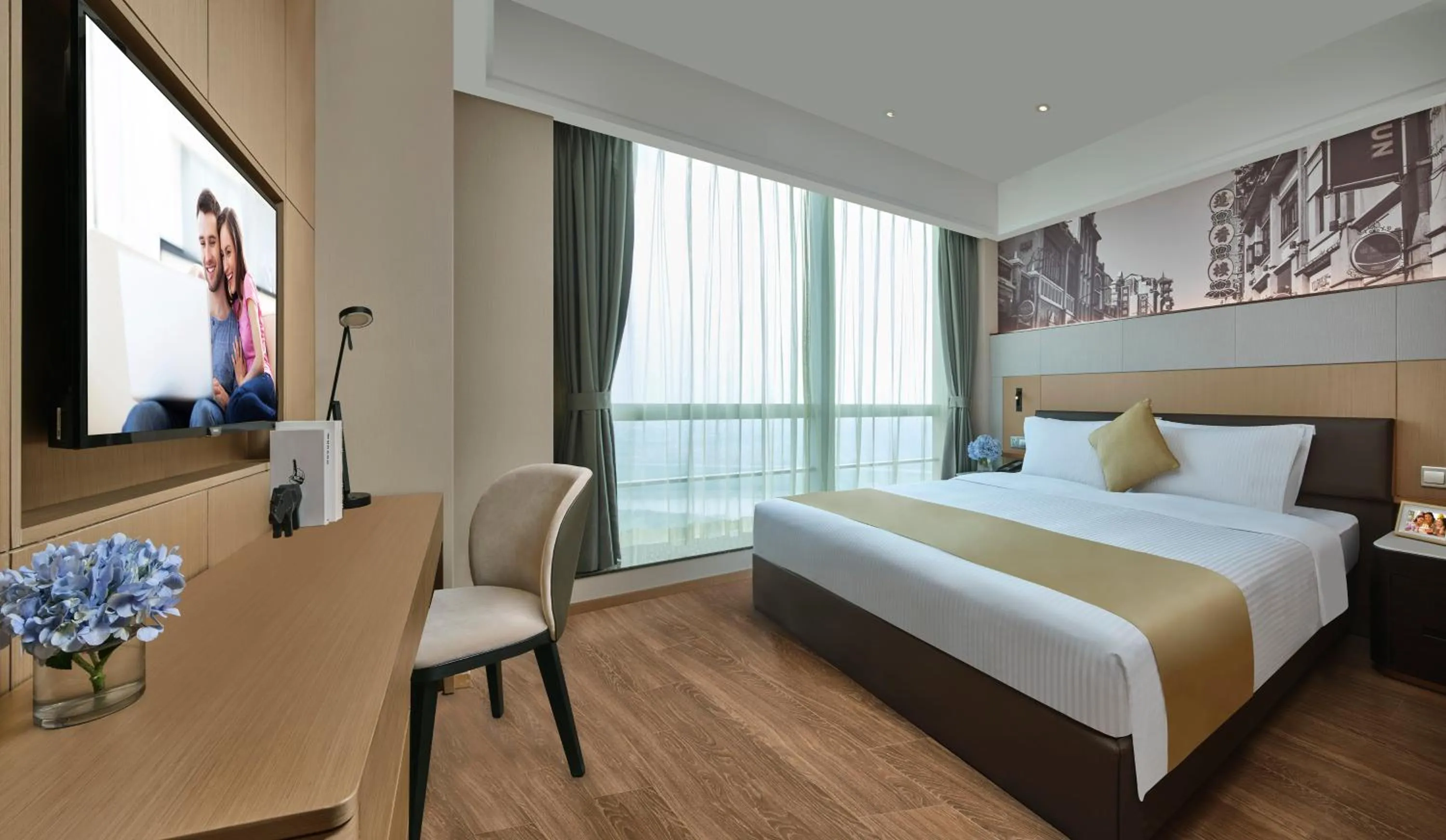 Bedroom, Bed in Somerset Bio-Island Guangzhou