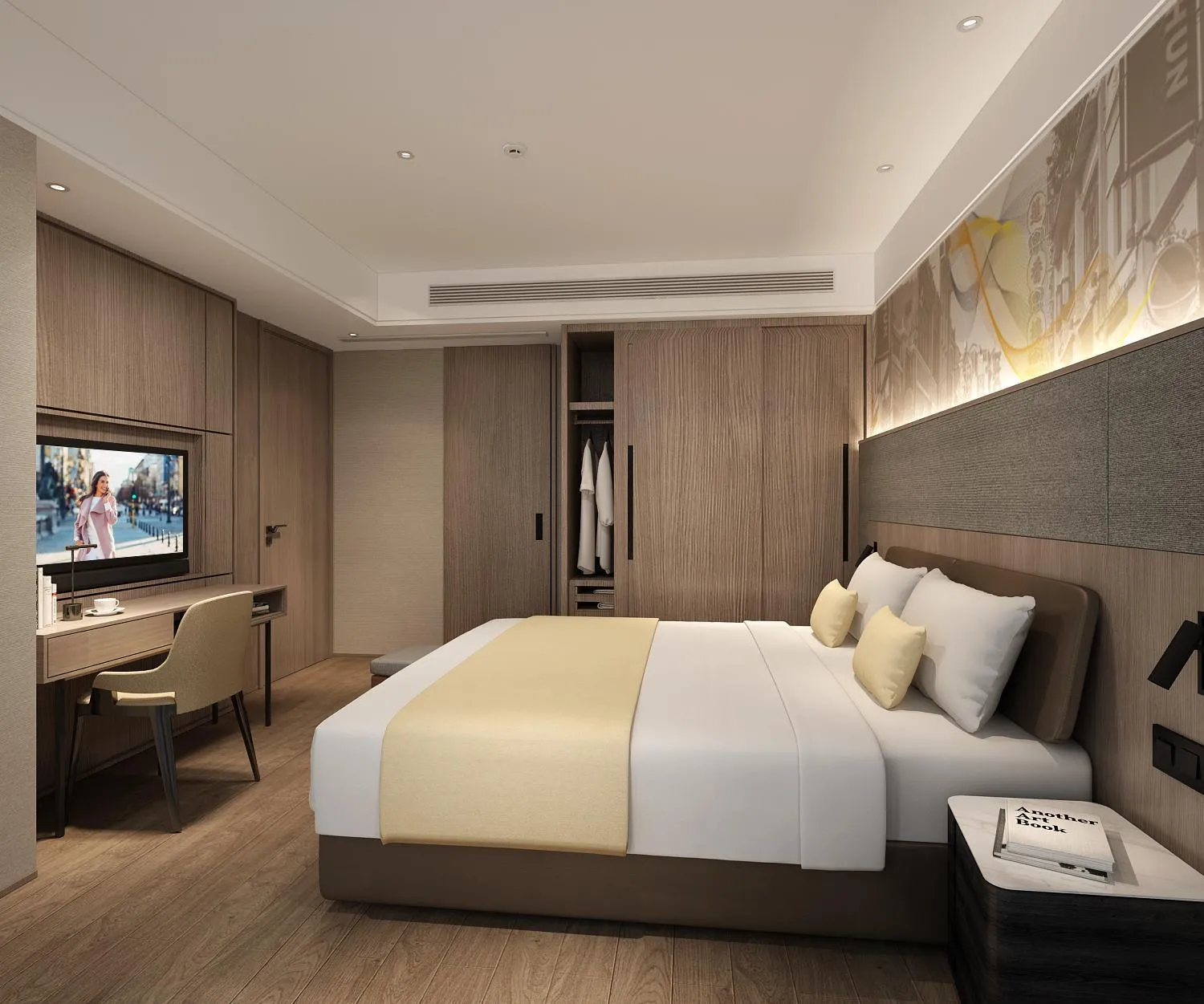 Bedroom, Bed in Somerset Bio-Island Guangzhou