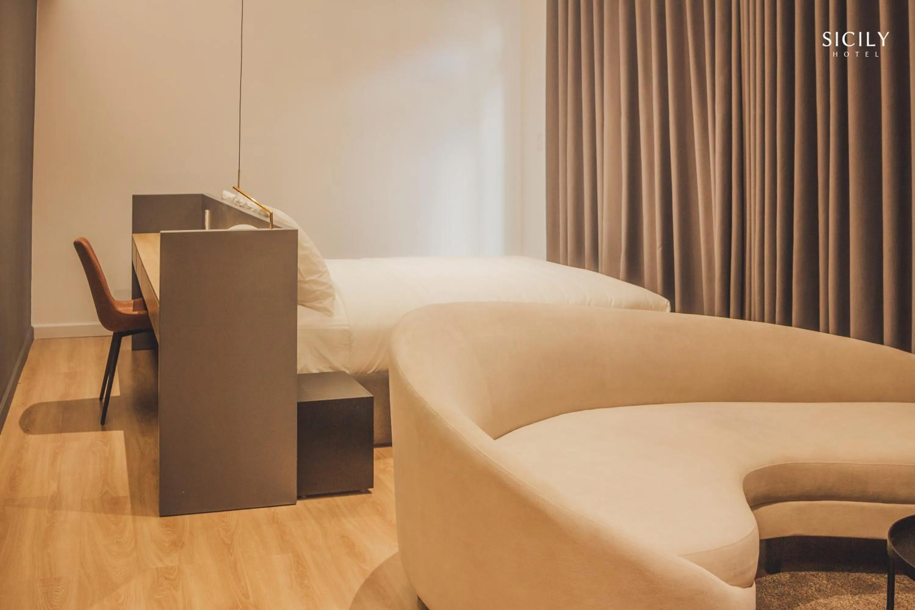 Living room in Sicily Hotel Grand World Phú Quốc