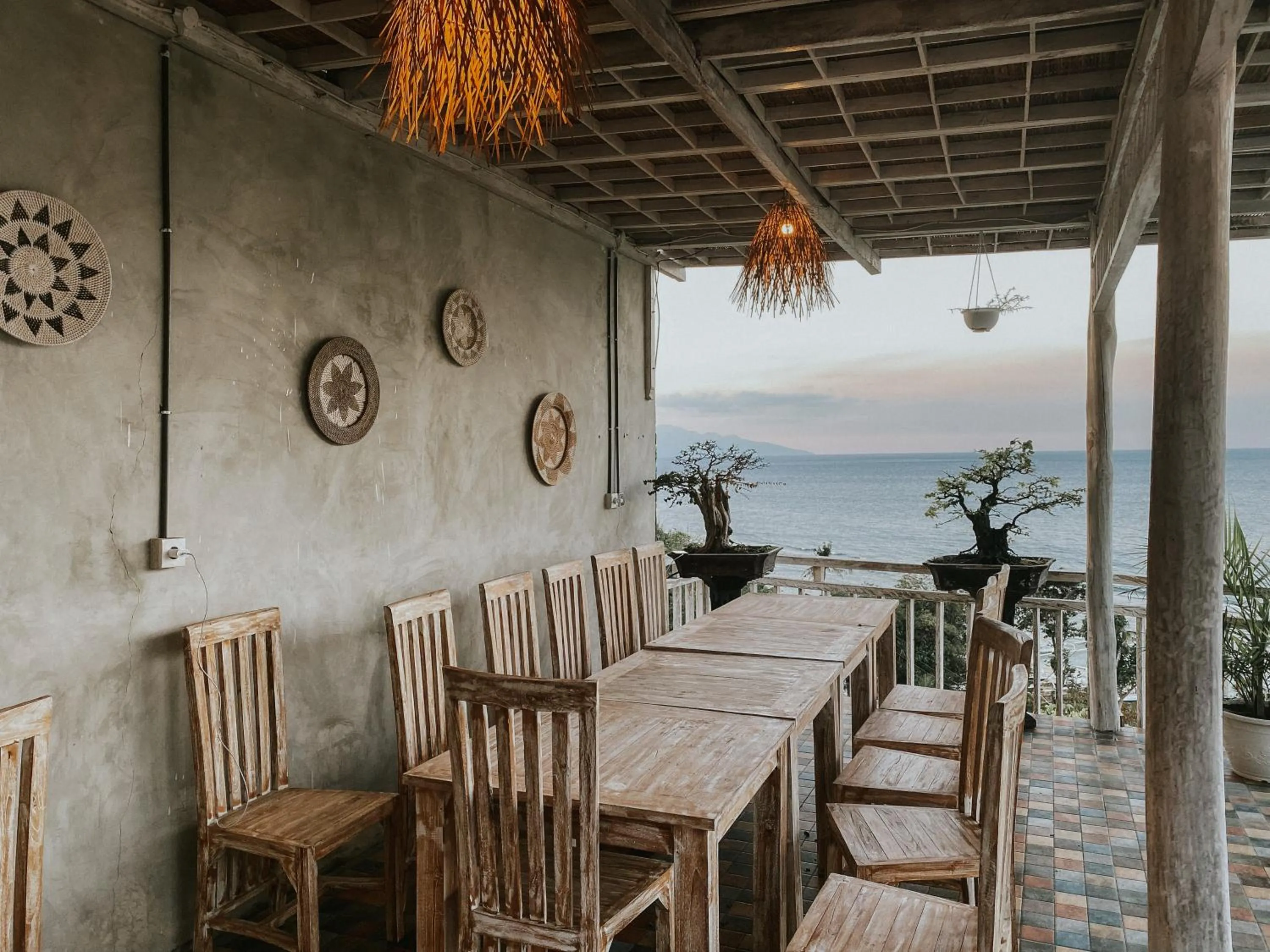 Seating area in Permata Hill Nusa Penida