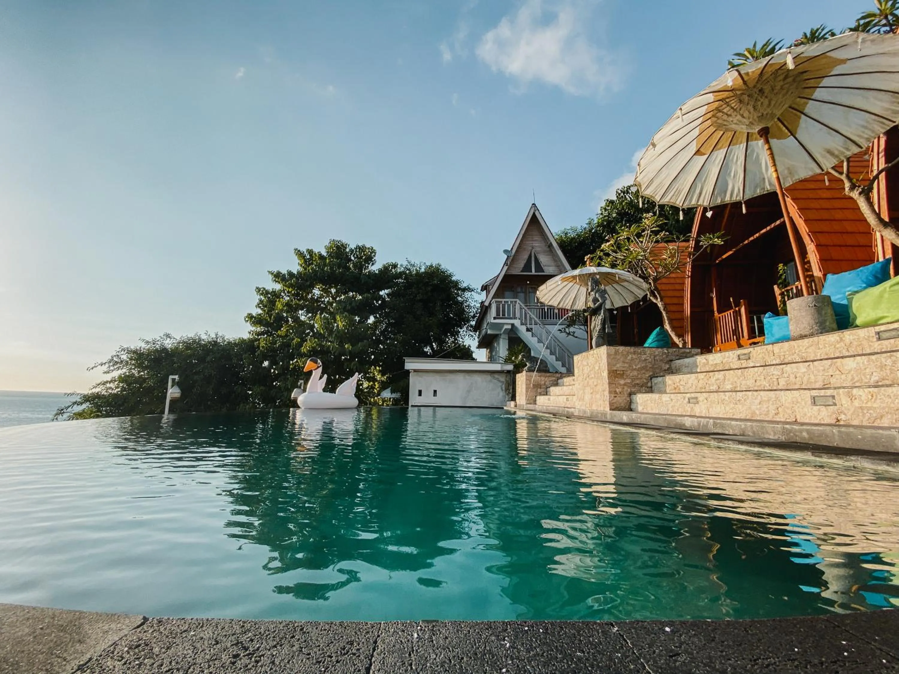 Natural landscape in Permata Hill Nusa Penida