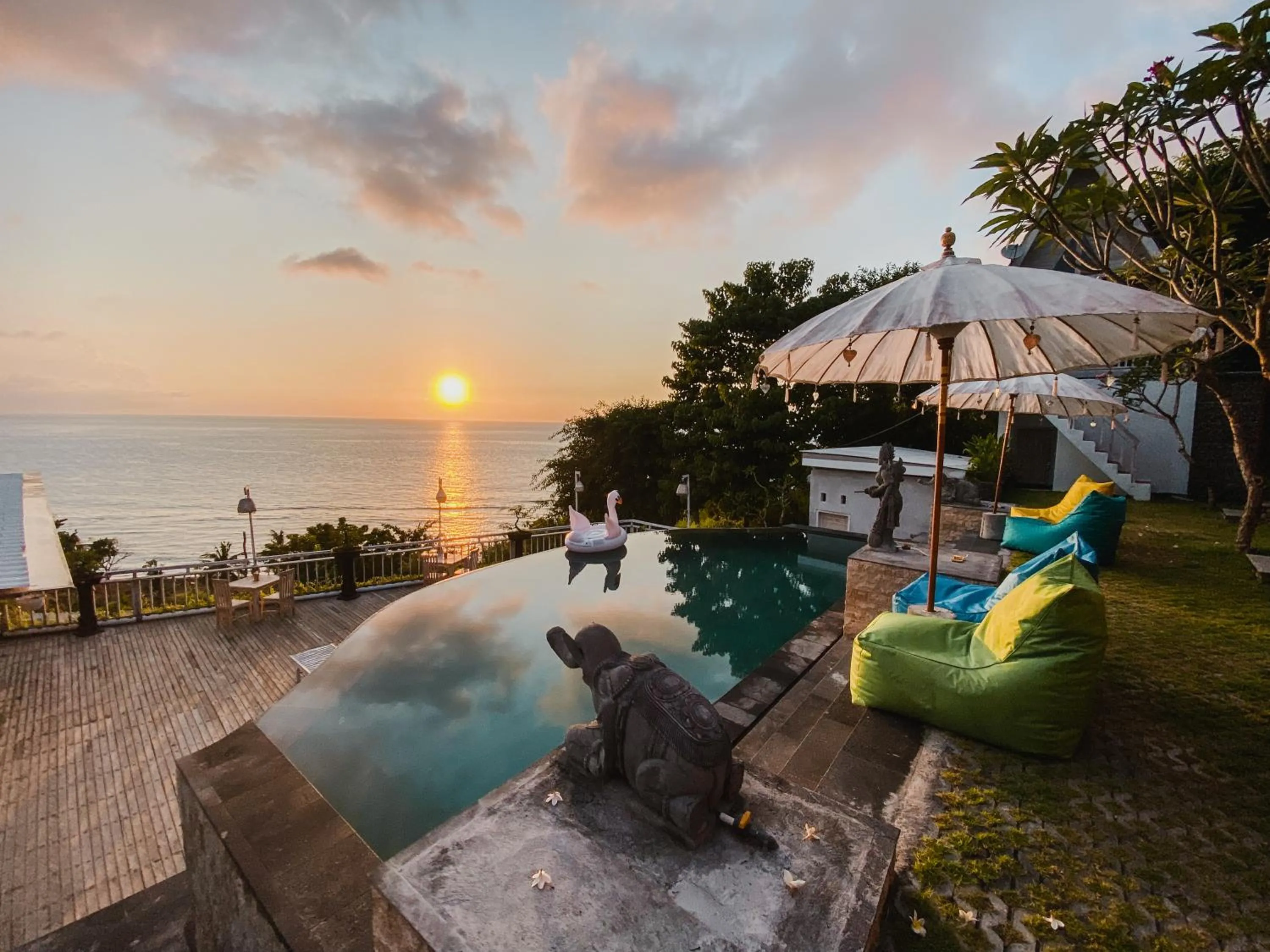 Garden view in Permata Hill Nusa Penida