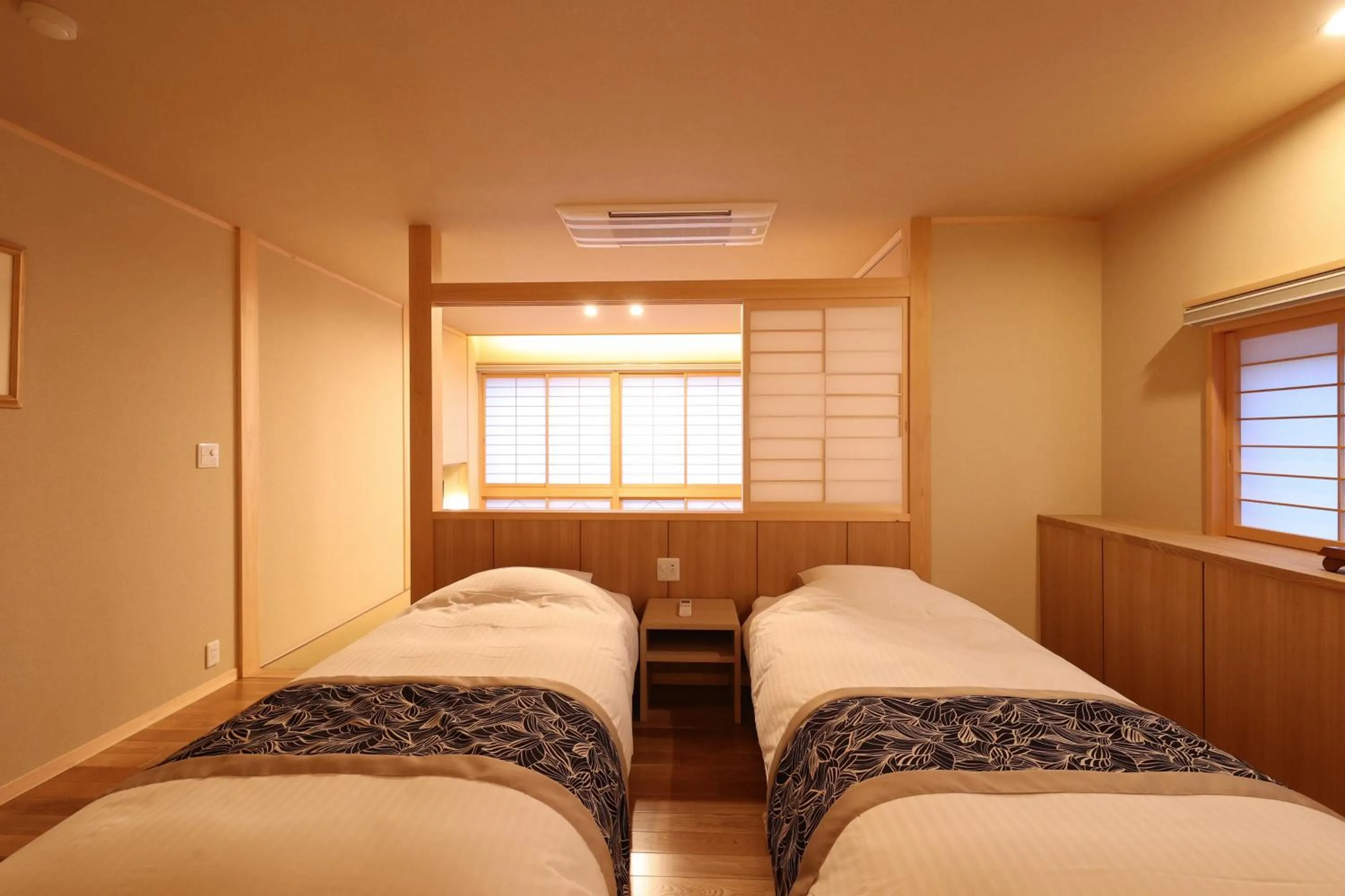 Photo of the whole room, Bed in Mutsumikan