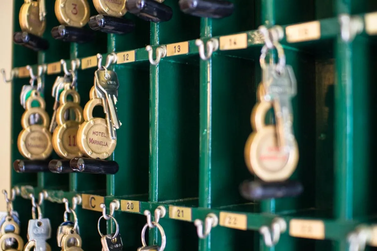 Lobby or reception in Hotel Marinella