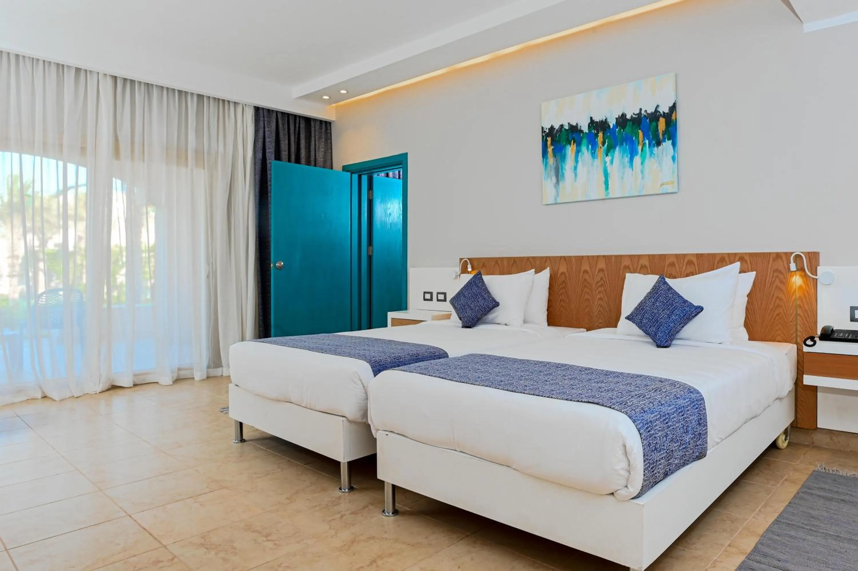 Photo of the whole room, Bed in Sataya Resort Marsa Alam