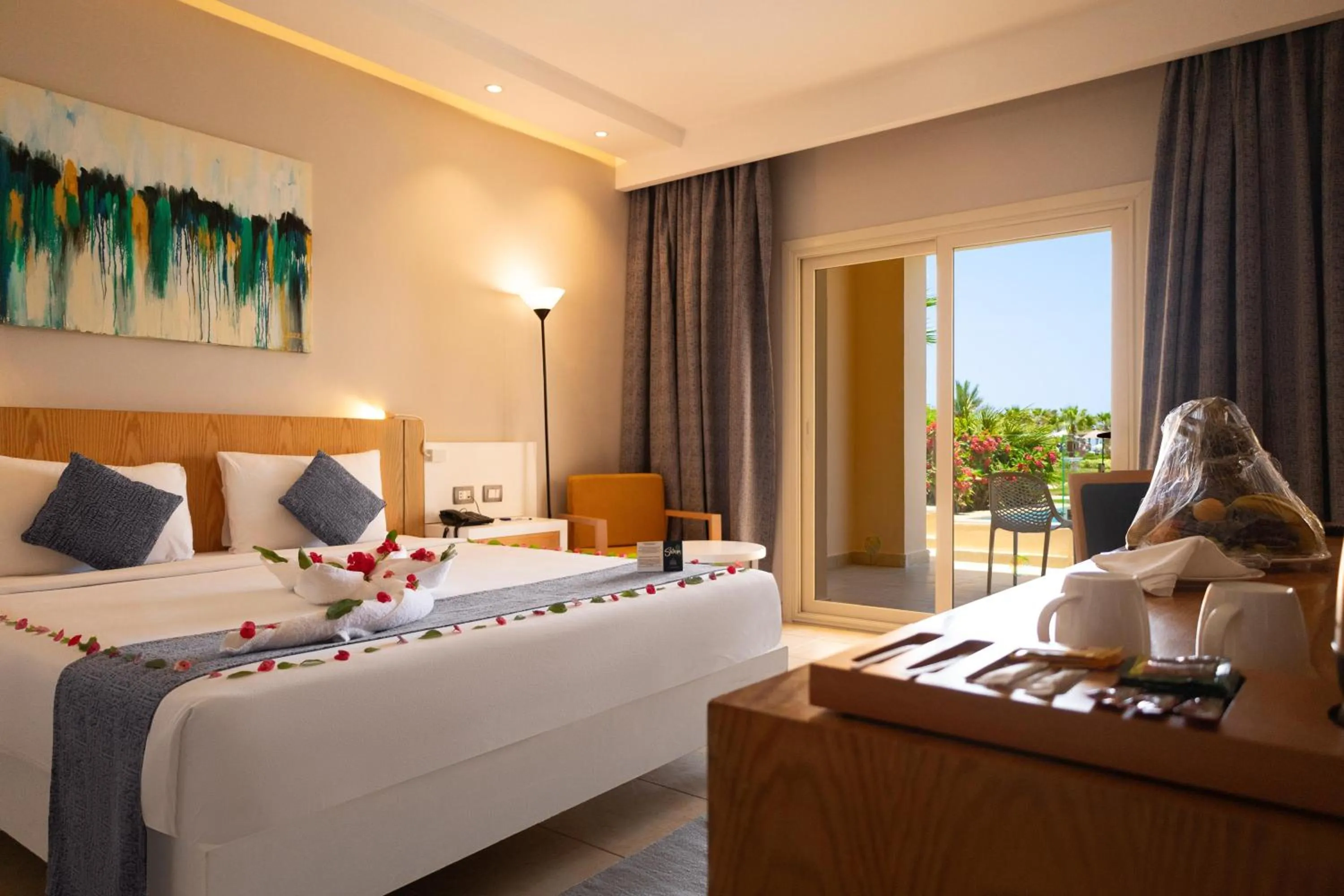 Photo of the whole room, Bed in Sataya Resort Marsa Alam