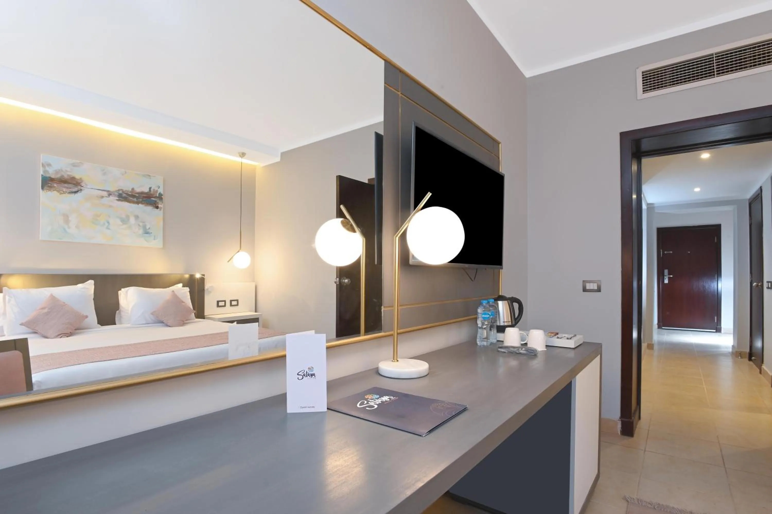 View (from property/room), Bed in Sataya Resort Marsa Alam