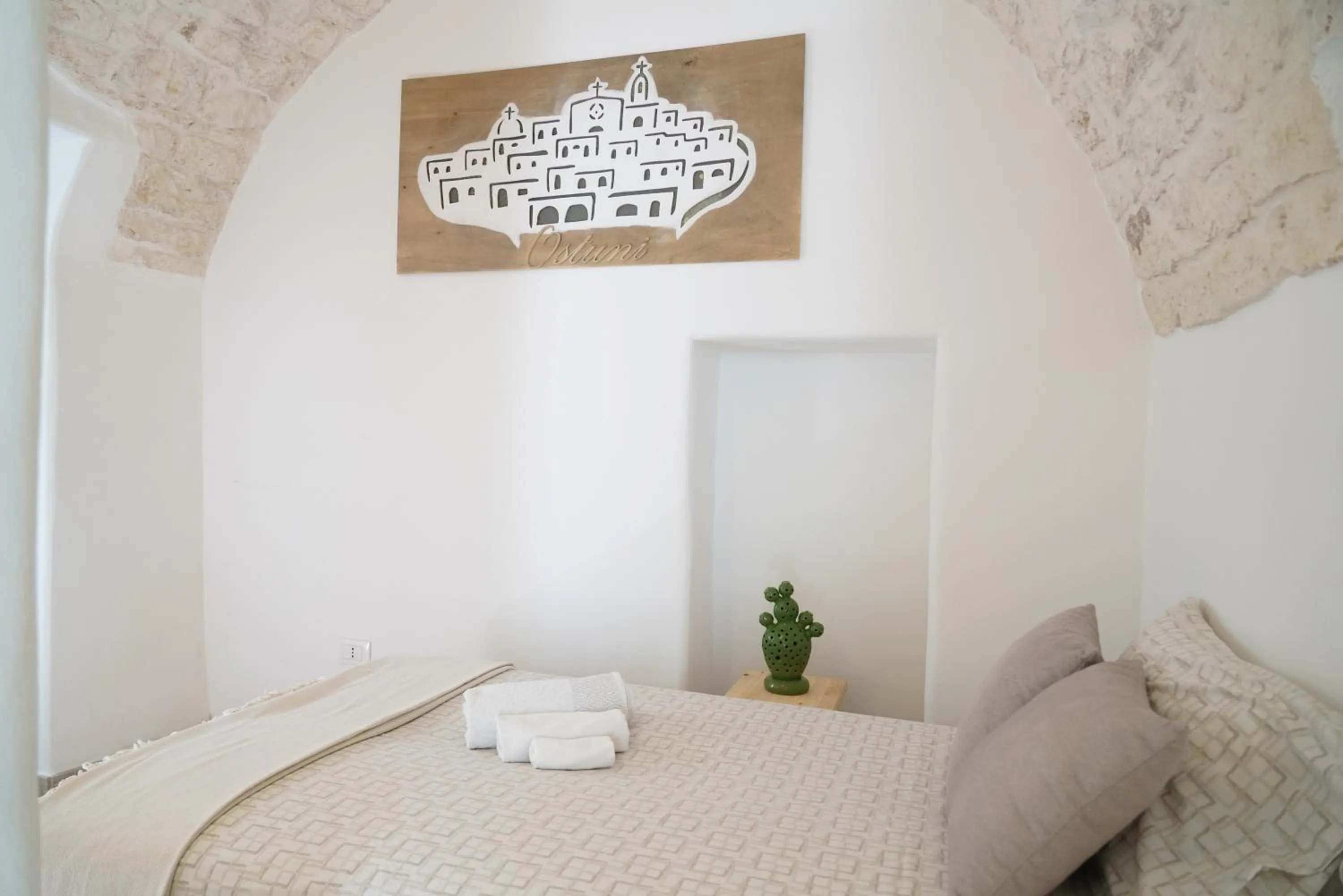 Bed in Maison Blanc Ostuni
