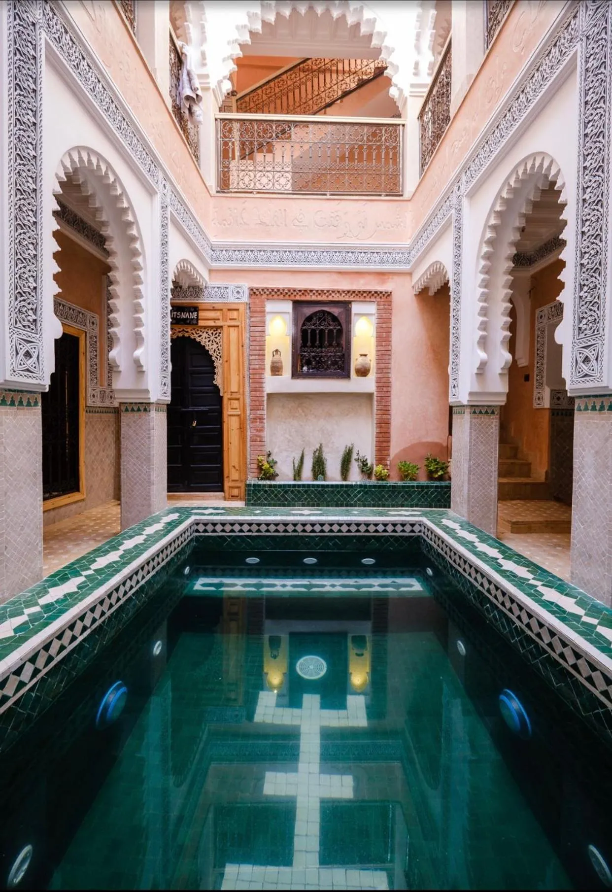 Pool view in Riad Minami