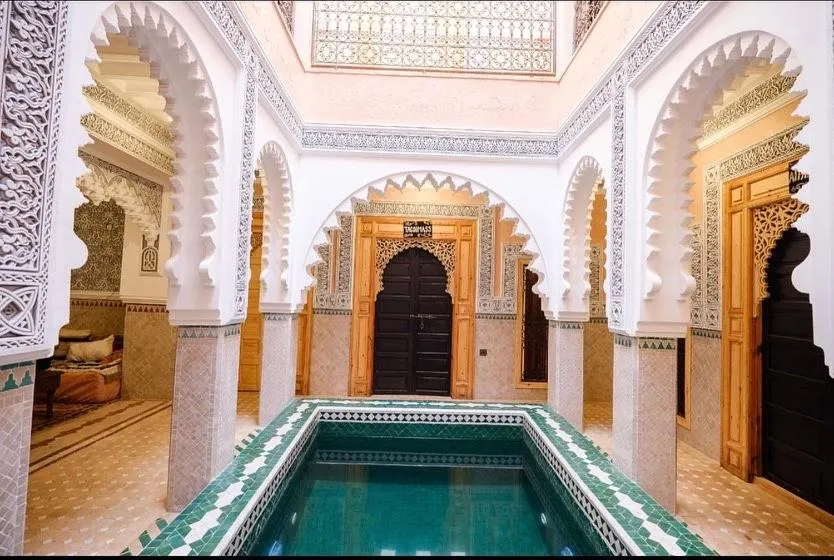 Pool view in Riad Minami