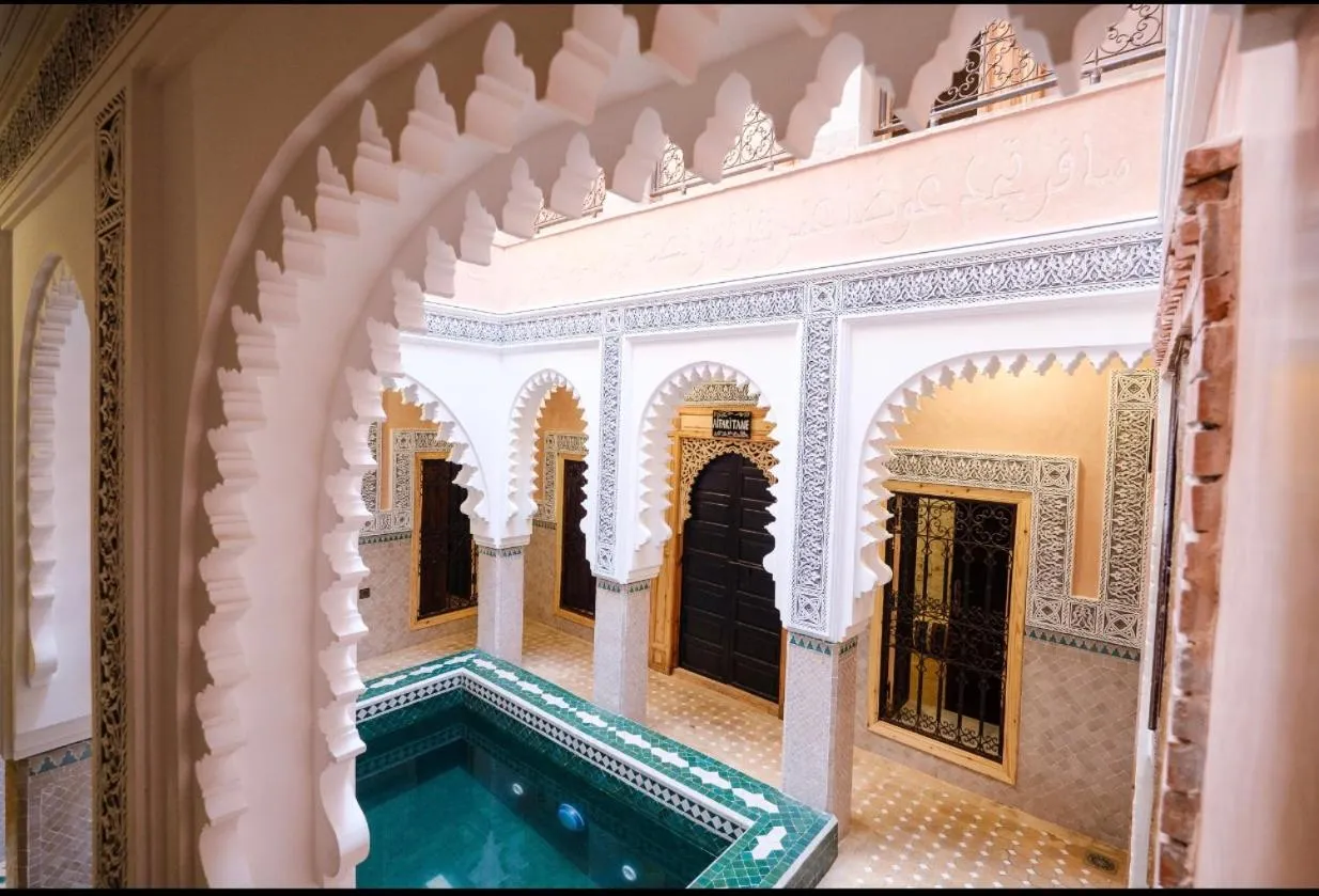 Pool view in Riad Minami