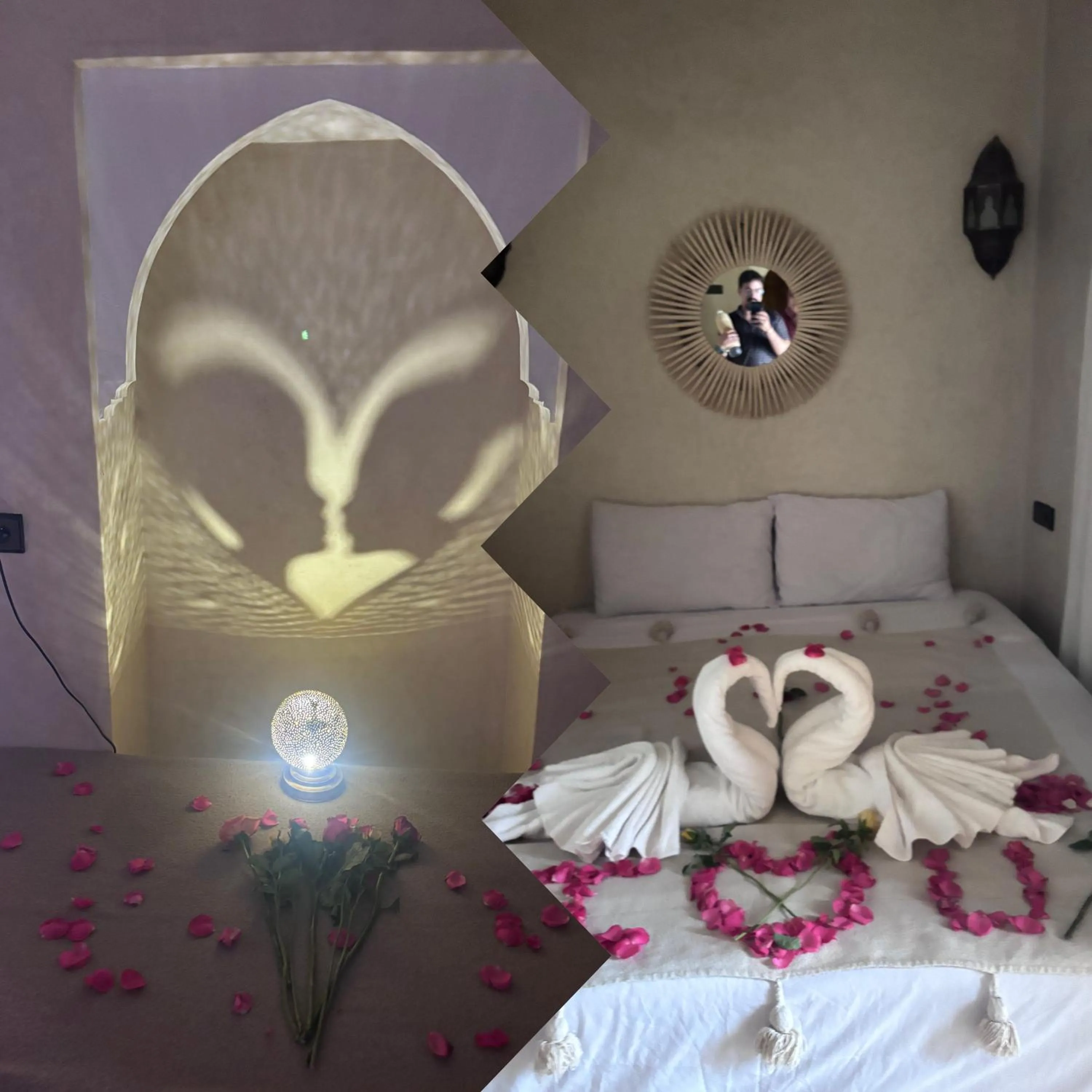 Property building, Bed in Riad Minami