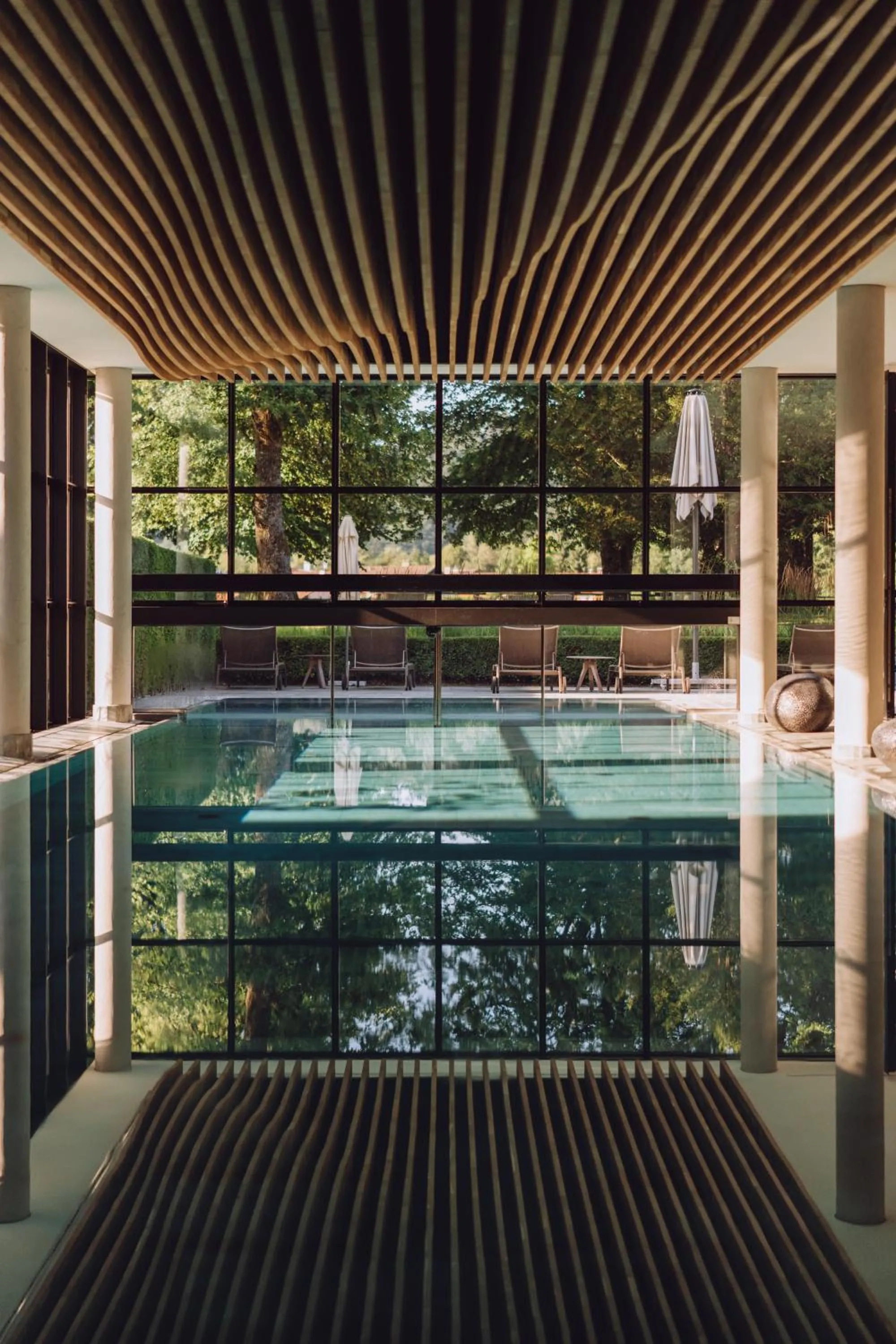 Swimming pool in Parkhotel Egerner Höfe