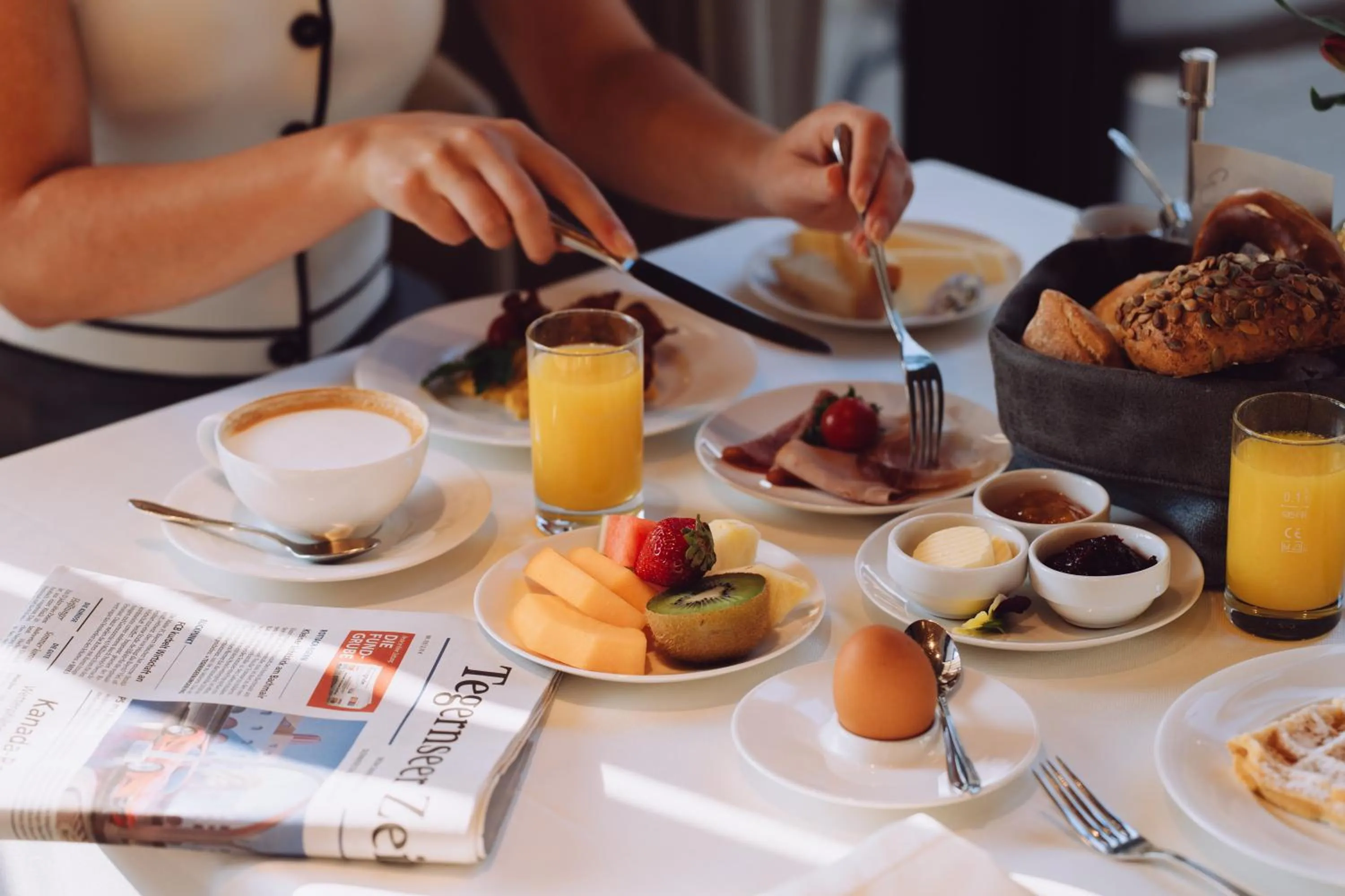 Restaurant/places to eat in Parkhotel Egerner Höfe