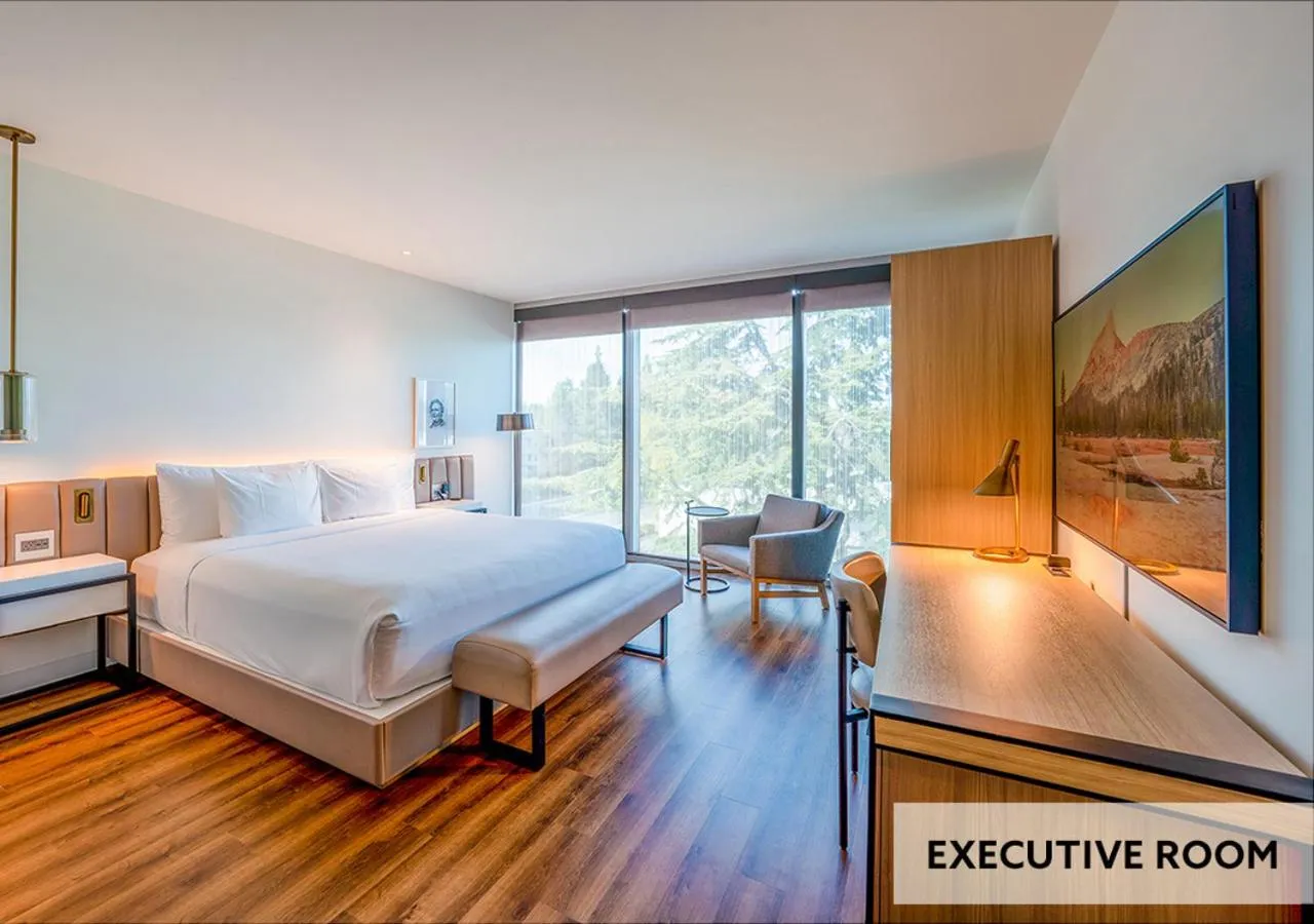 Bed in Shashi Hotel Mountain View Palo Alto