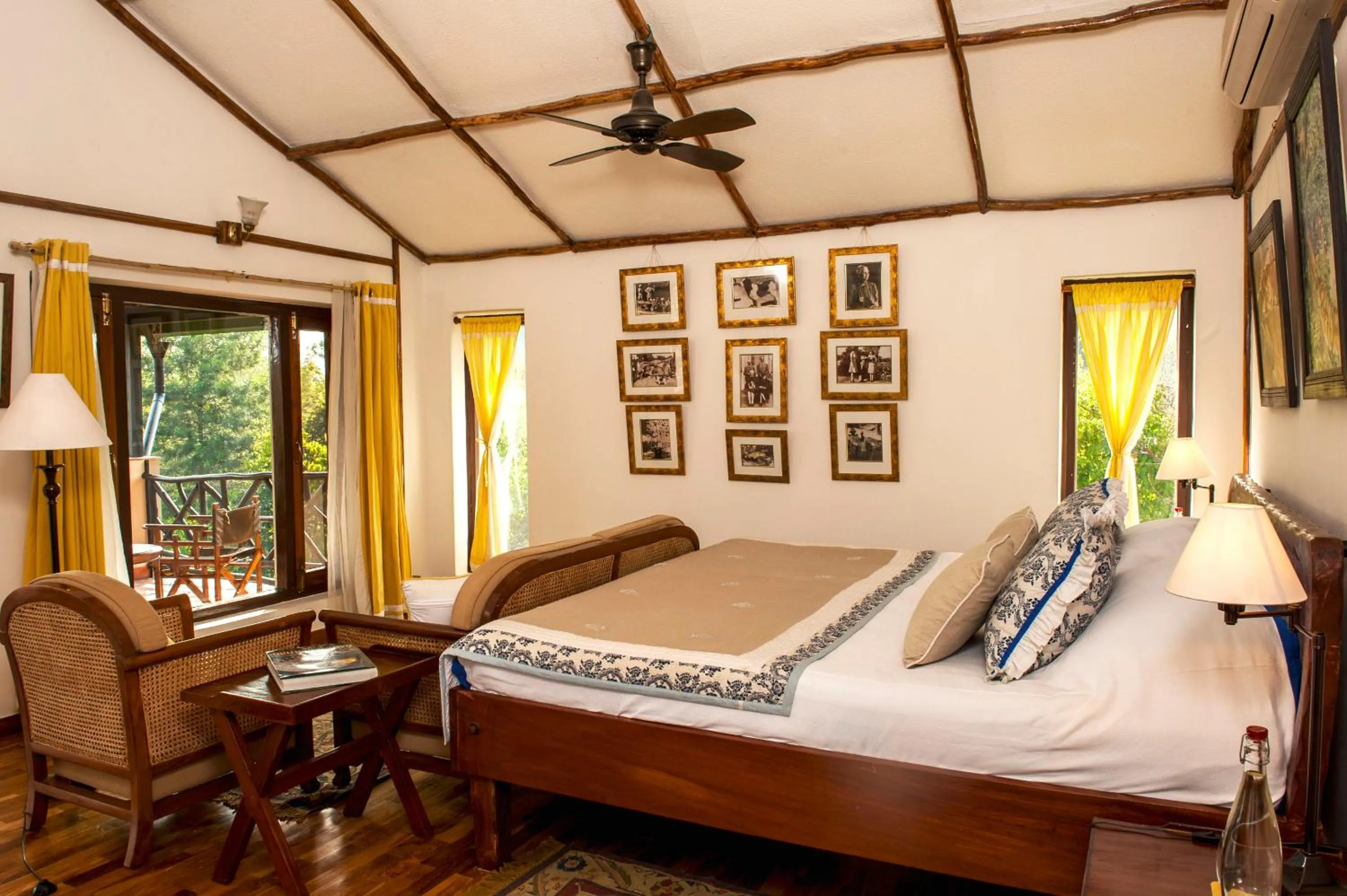 Bed in Jim's Jungle Retreat