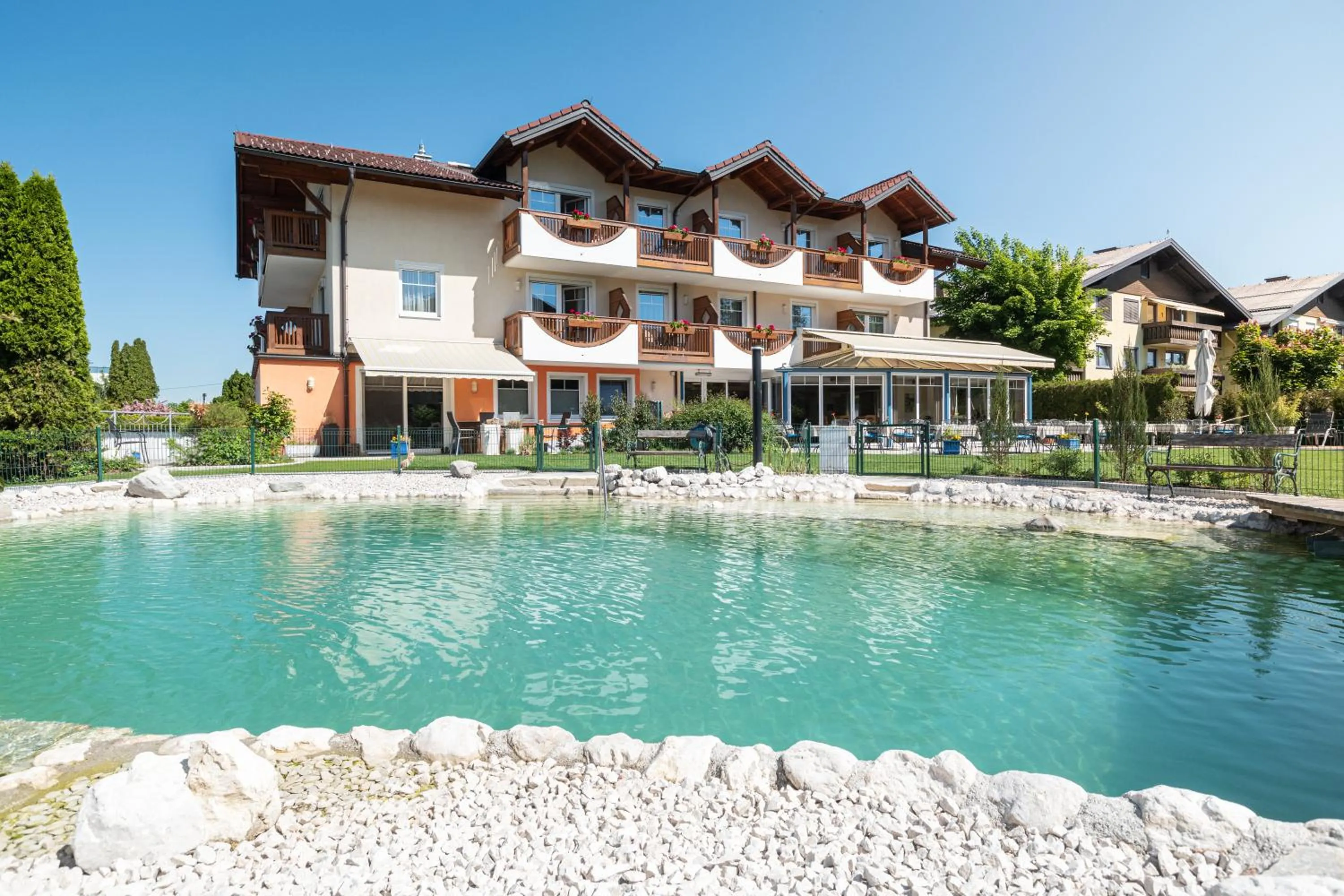 Swimming pool in Hotel Himmelreich