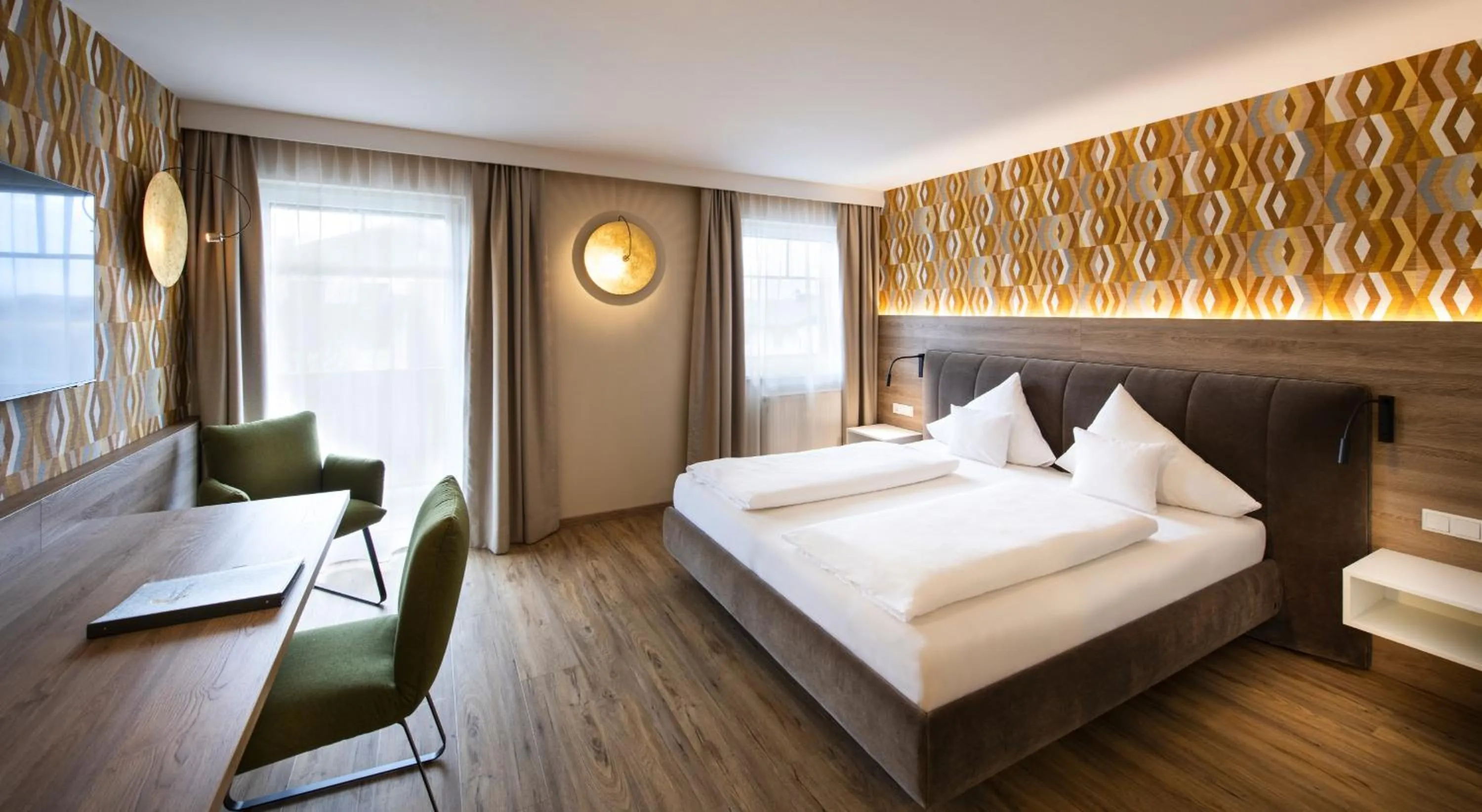 Bed in Hotel Himmelreich