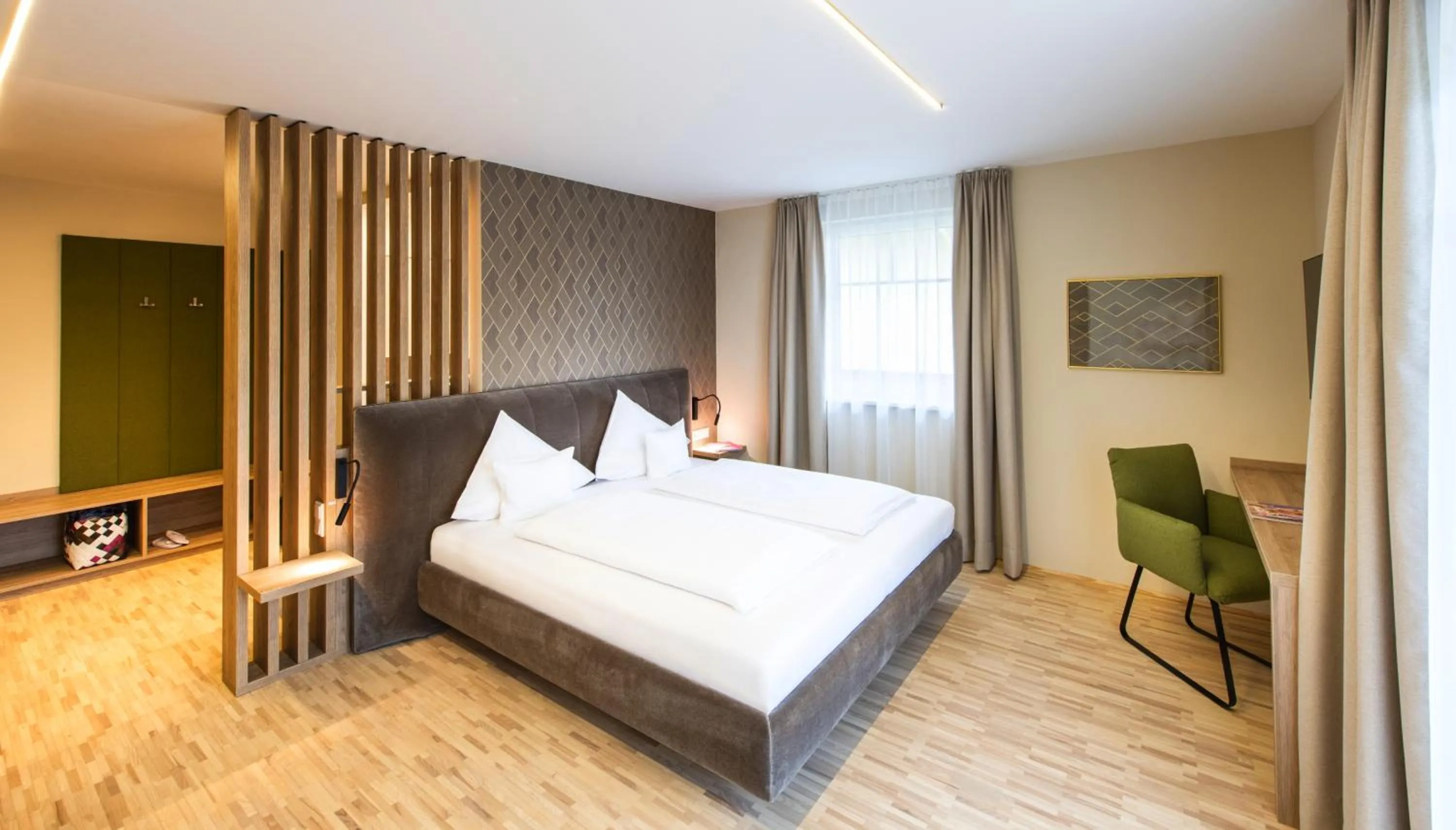 Bed in Hotel Himmelreich