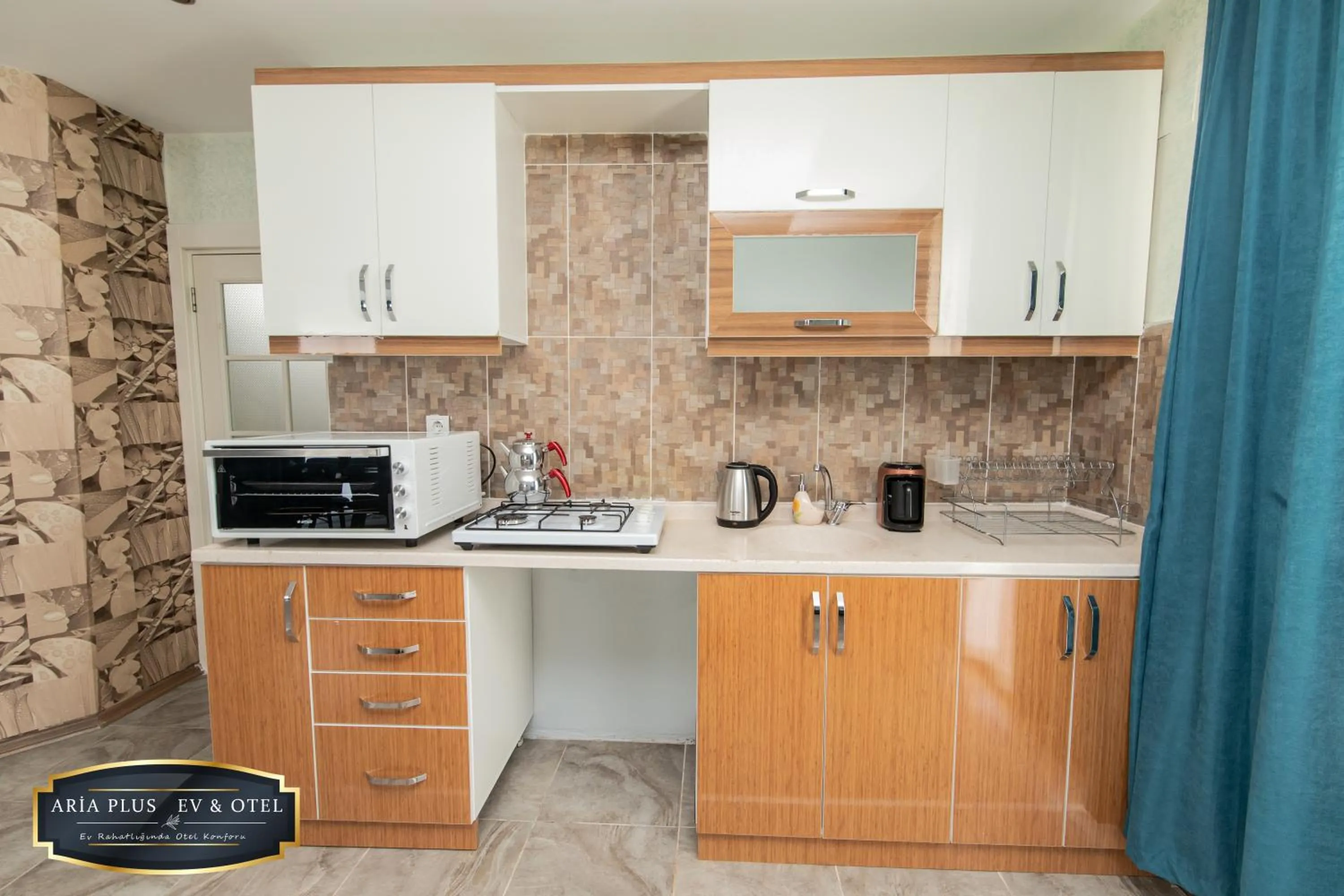 Kitchen or kitchenette in aria plus ev otel