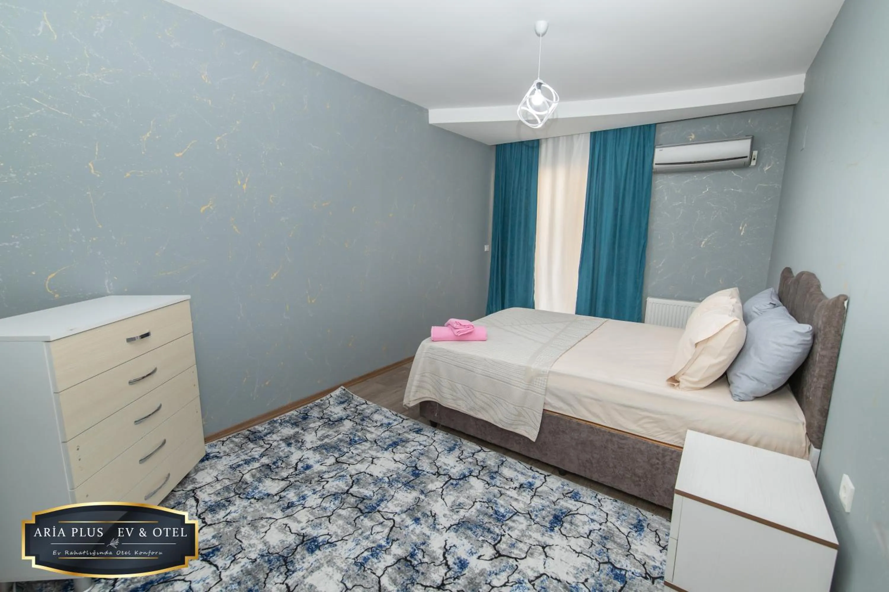 Bedroom, Bed in aria plus ev otel