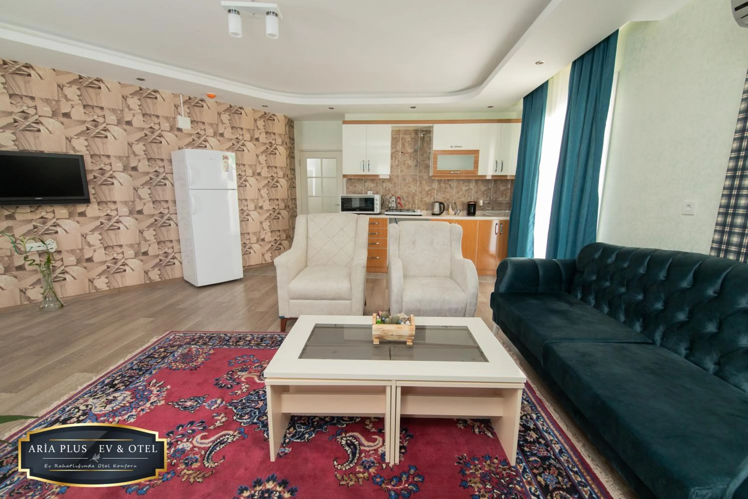 Living room in aria plus ev otel