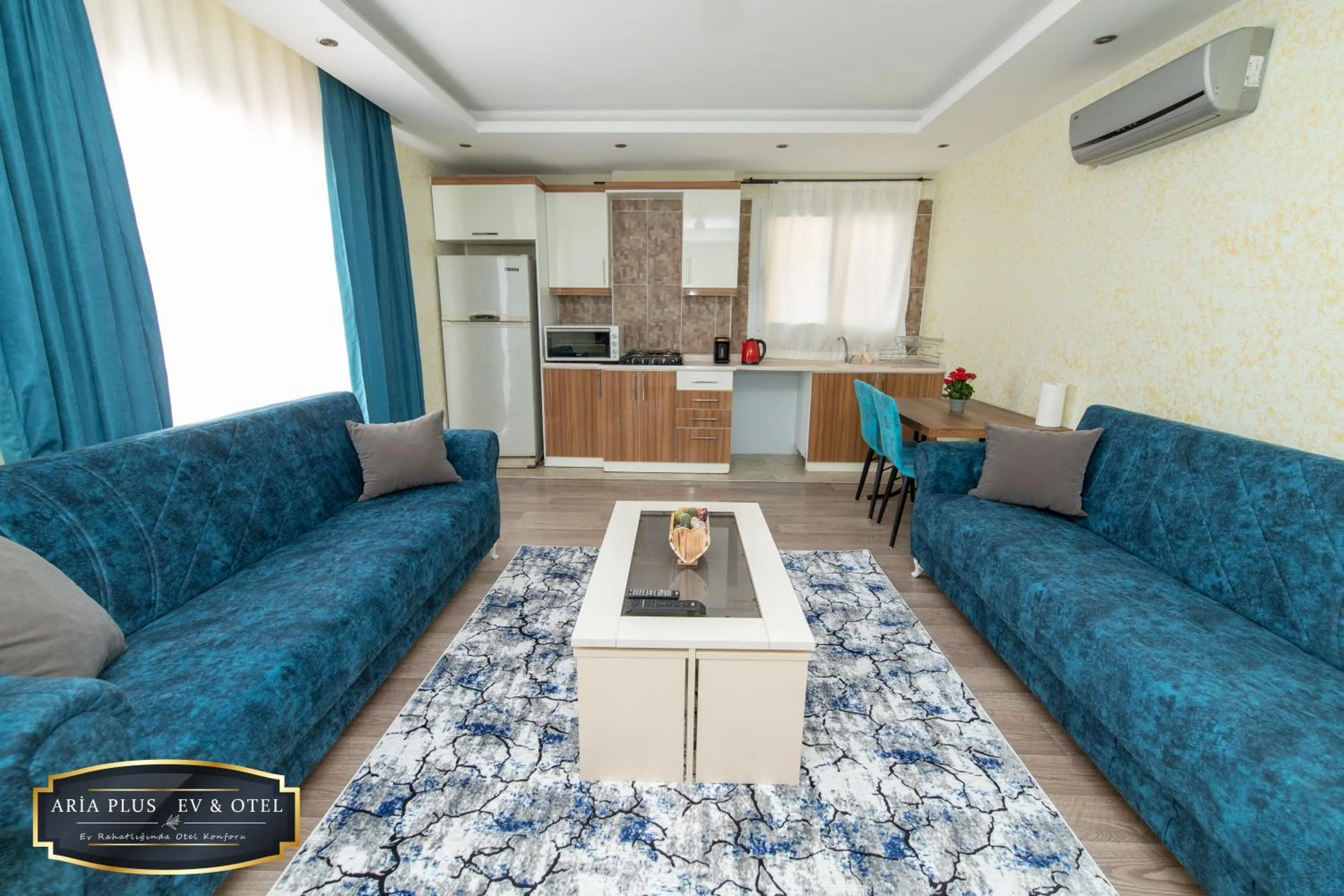 Living room in aria plus ev otel