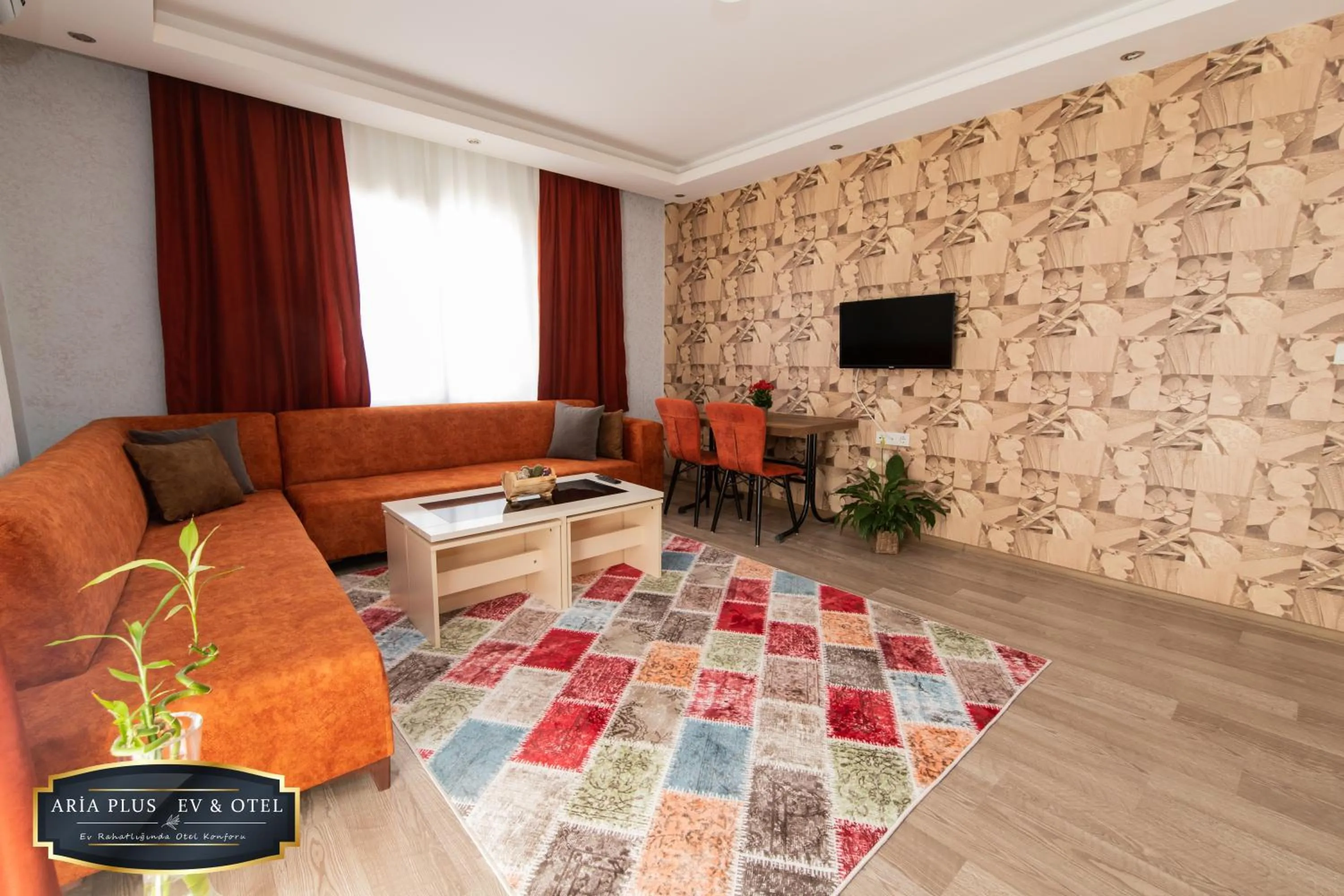 Living room in aria plus ev otel