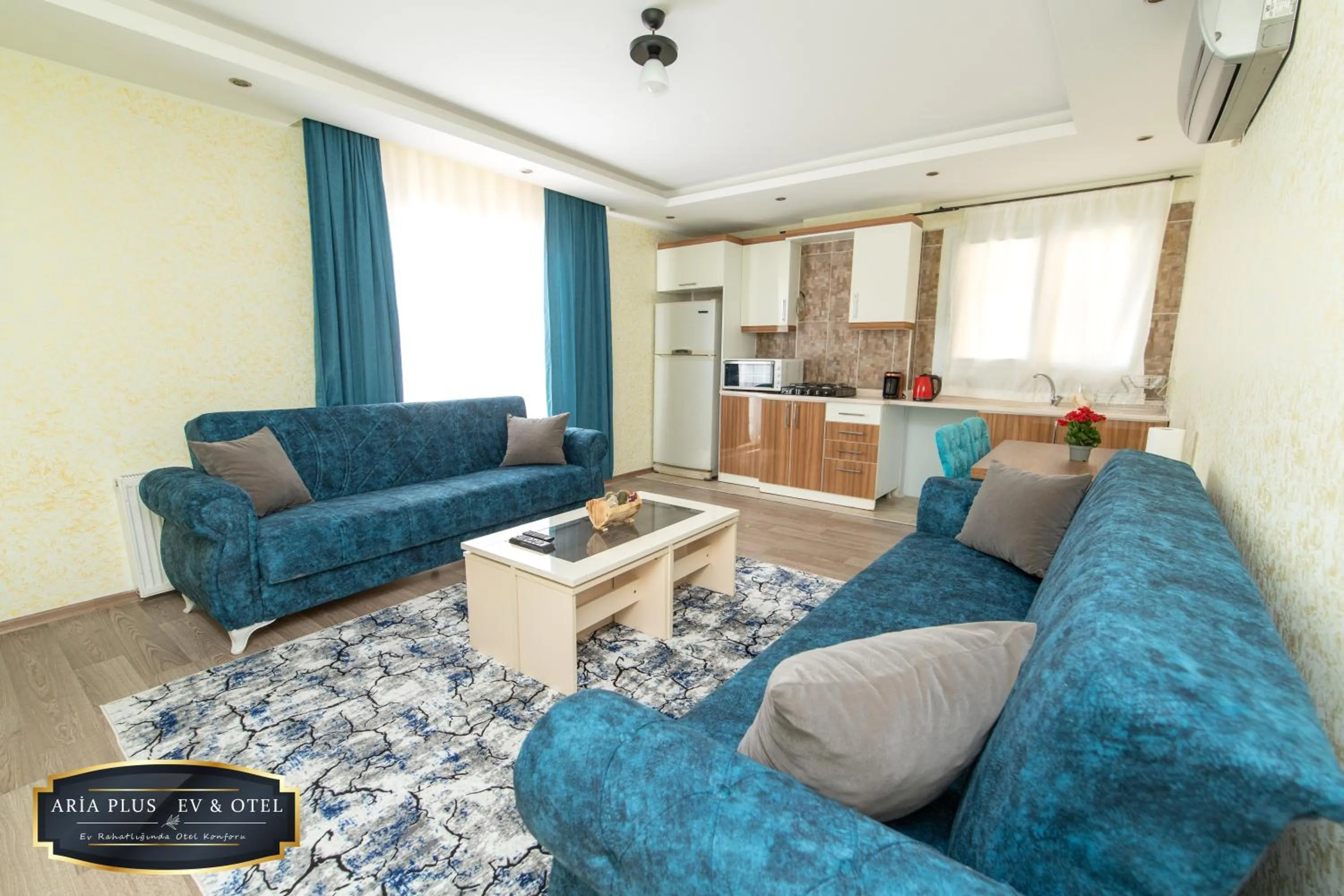 Living room in aria plus ev otel