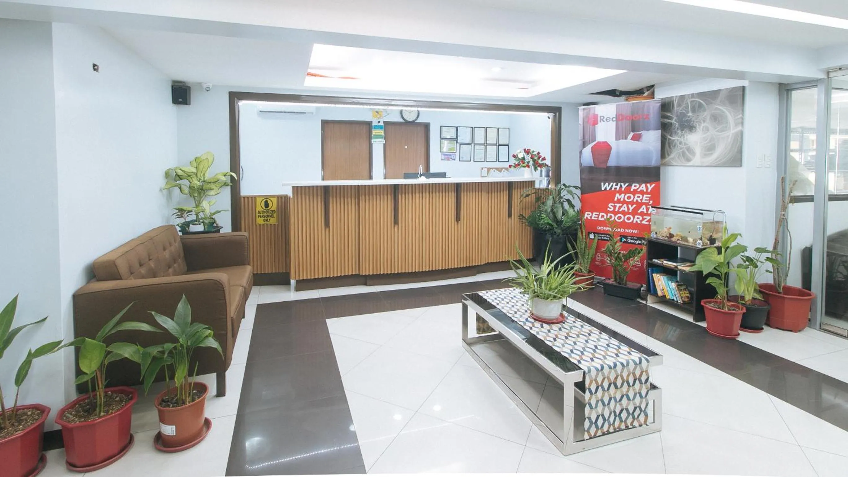 Lobby or reception in RedDoorz at BP International Powerhouse Inc near SM Manila