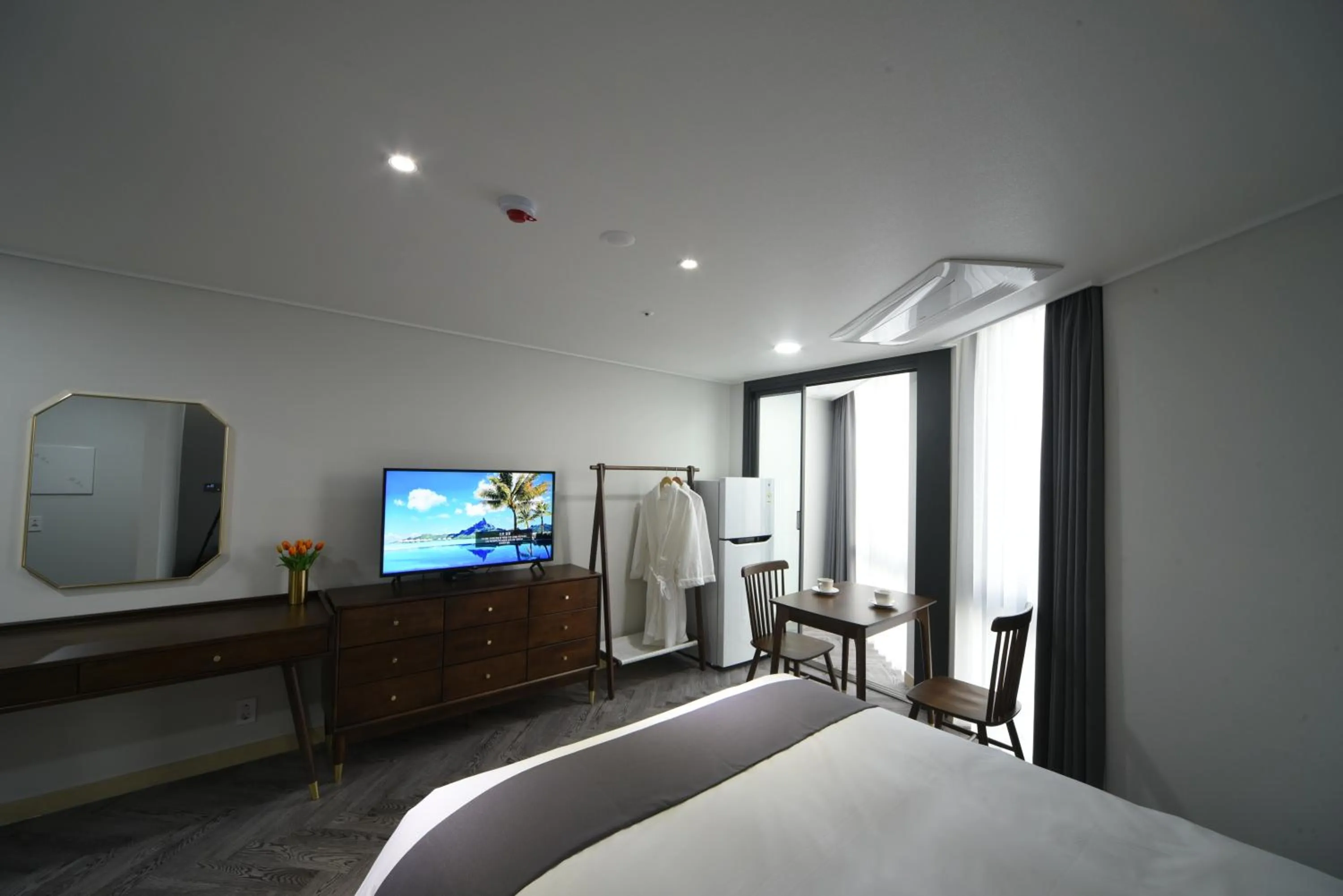 Bed in Haeundae Central Hotel