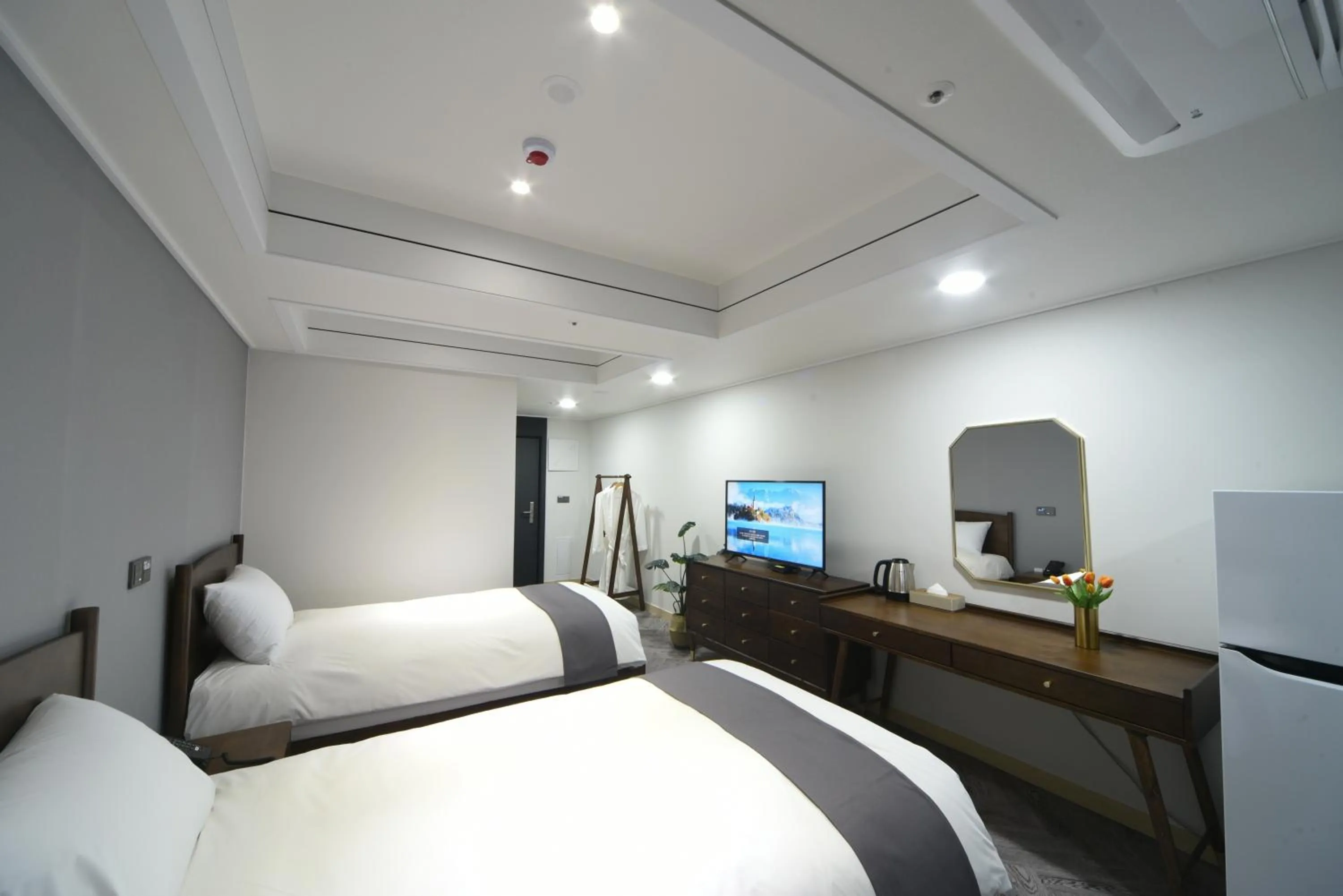 Bed in Haeundae Central Hotel