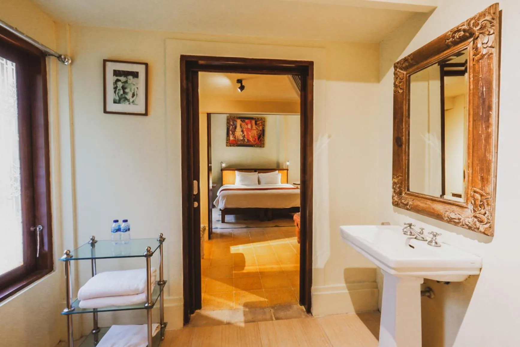 Bathroom, Bed in Bebek Cottages Sanur