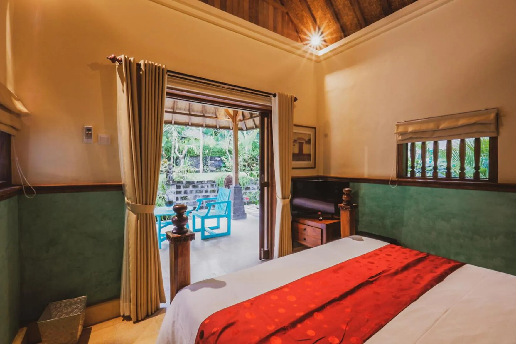 Bedroom, Bed in Bebek Cottages Sanur