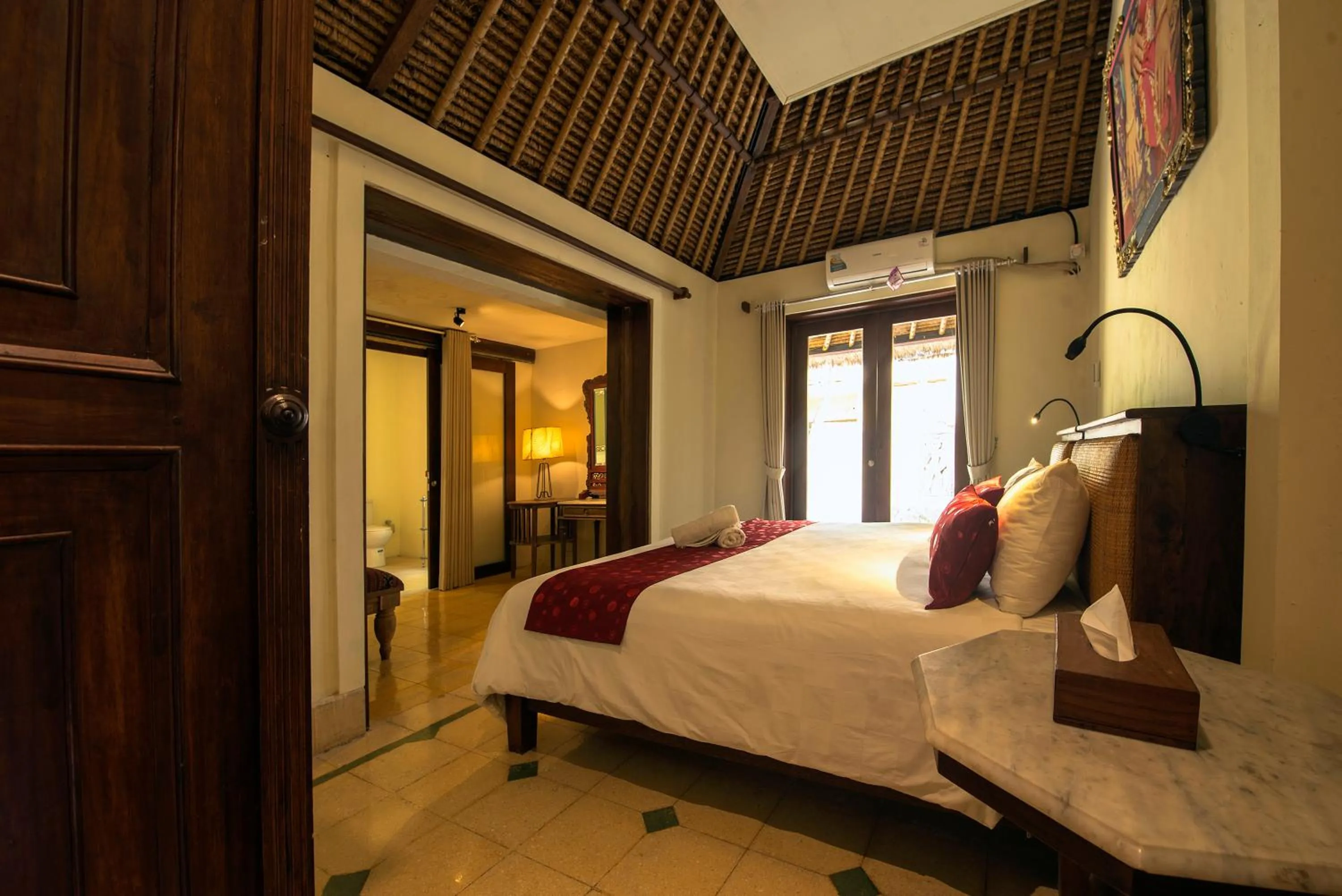 Bed in Bebek Cottages Sanur