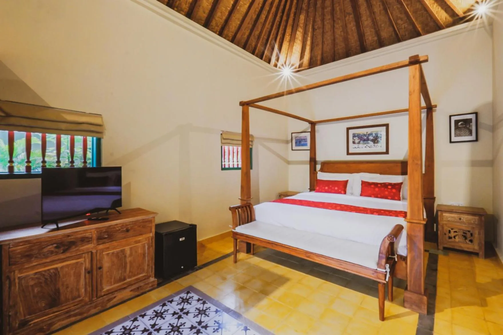 Bedroom, Bed in Bebek Cottages Sanur