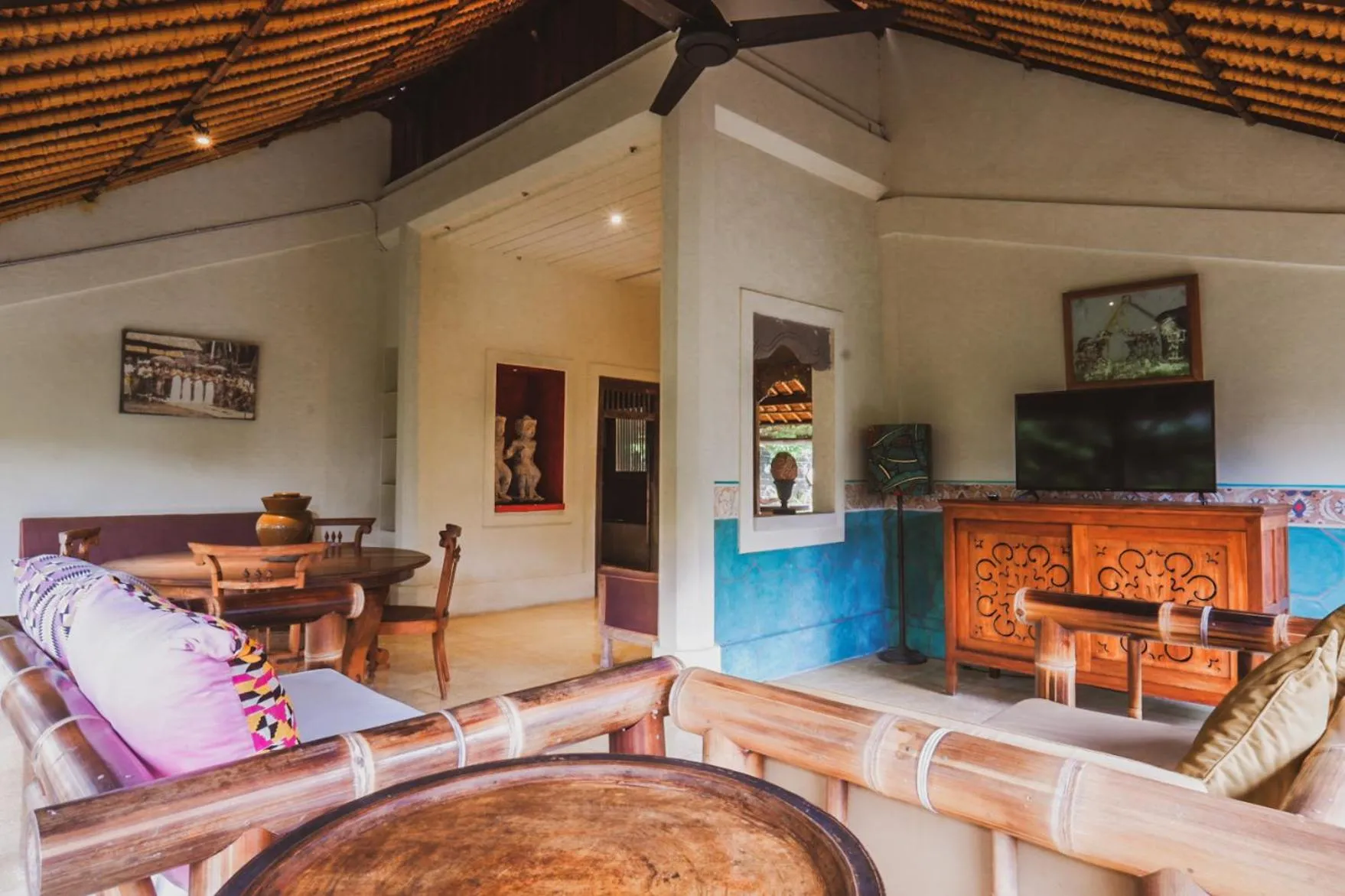 Living room in Bebek Cottages Sanur