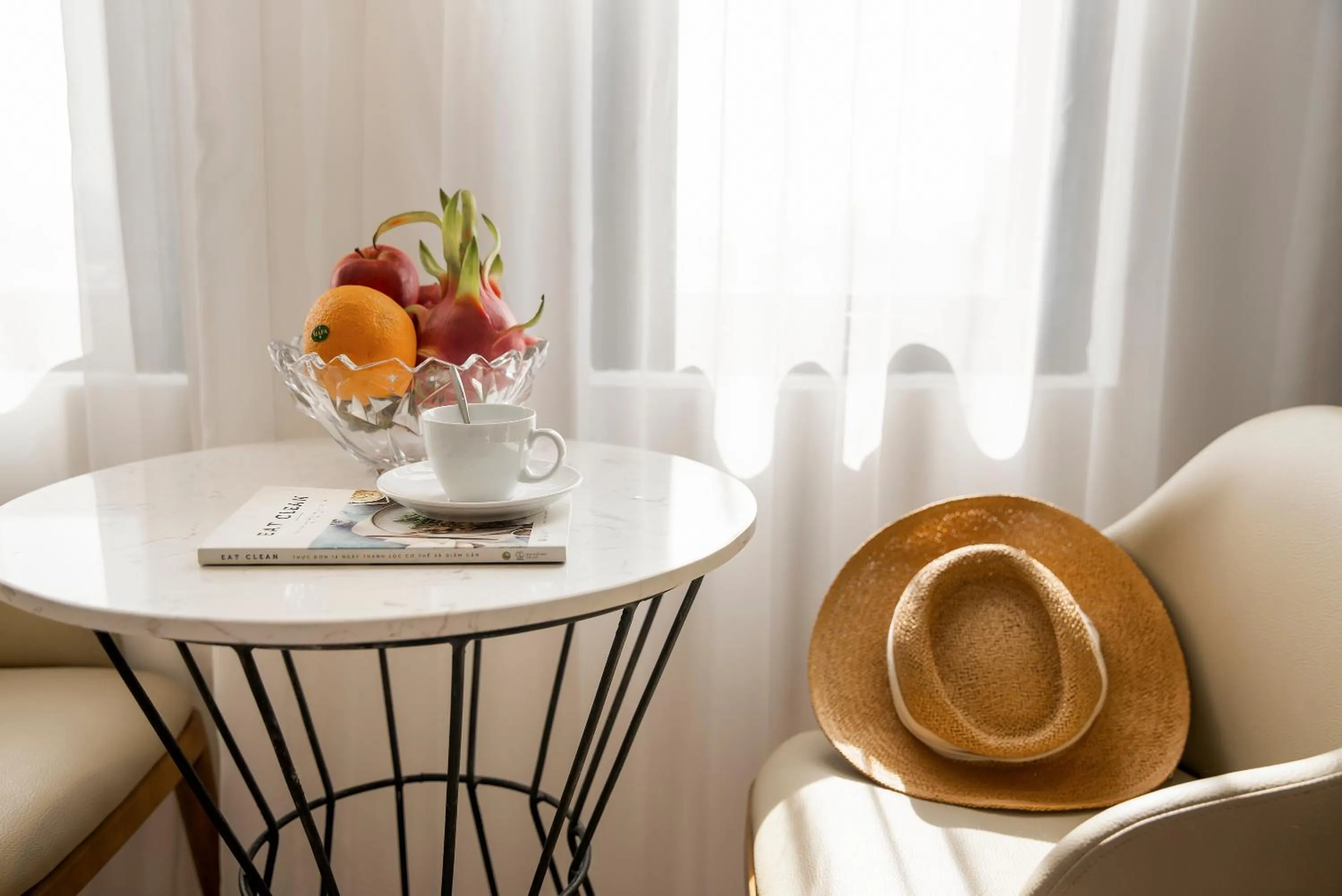 Seating area in Bella Merry Hotel and Apartment - 100M To The My Khe Beach