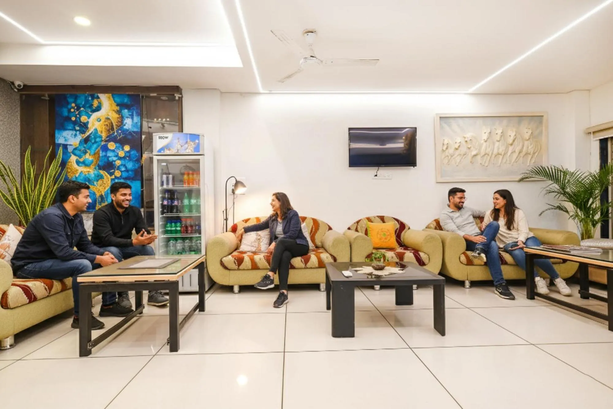 Lobby or reception in Hotel Shree Ram Palace