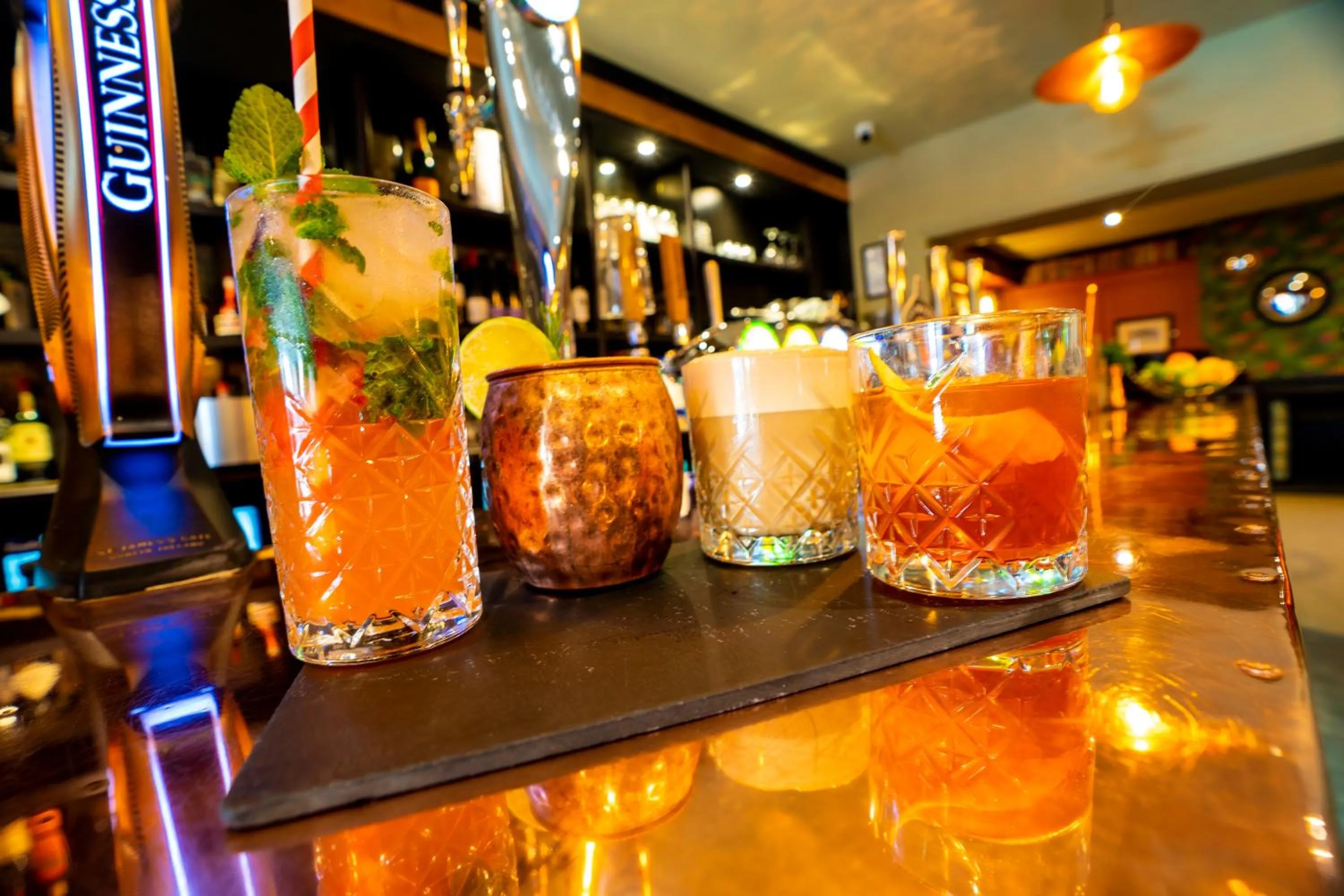 Drinks in The Crown Hotel