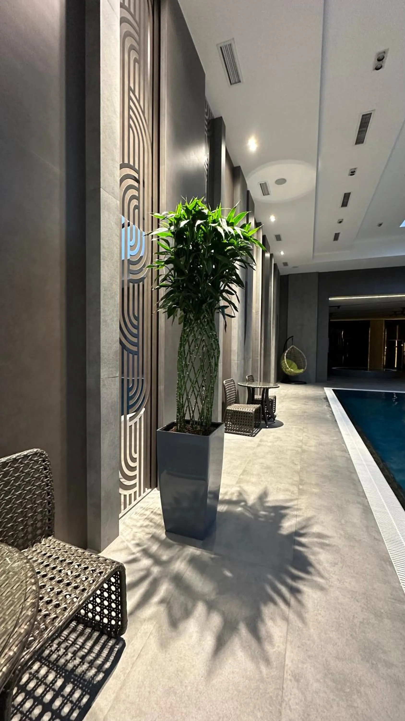 Pool view in Frankfort Hotel and Spa