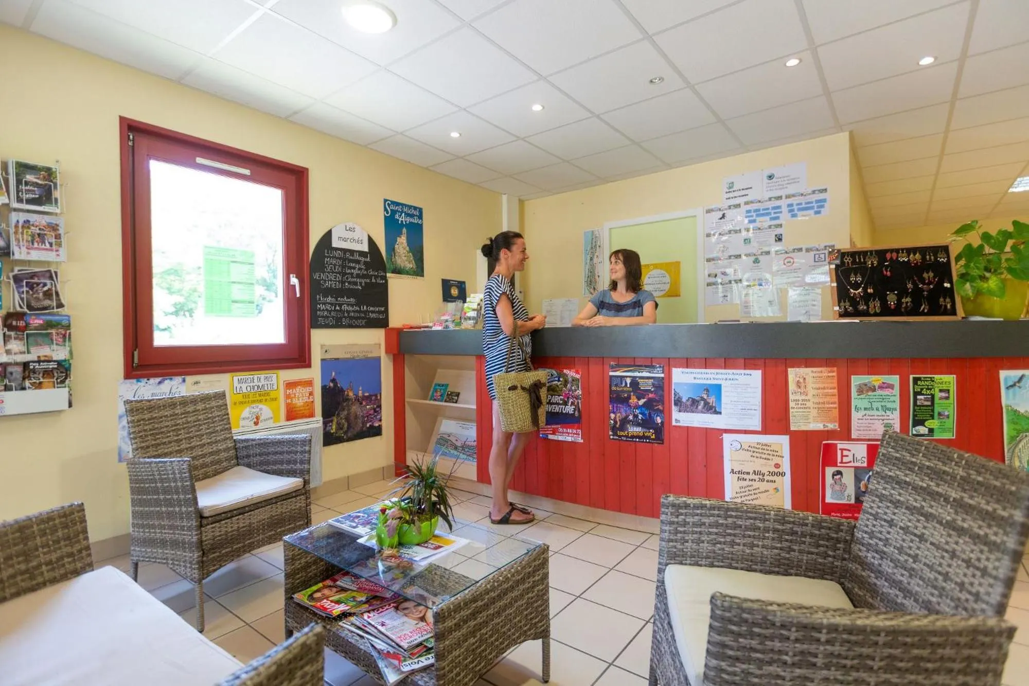 Lobby or reception in Camping de la Bageasse