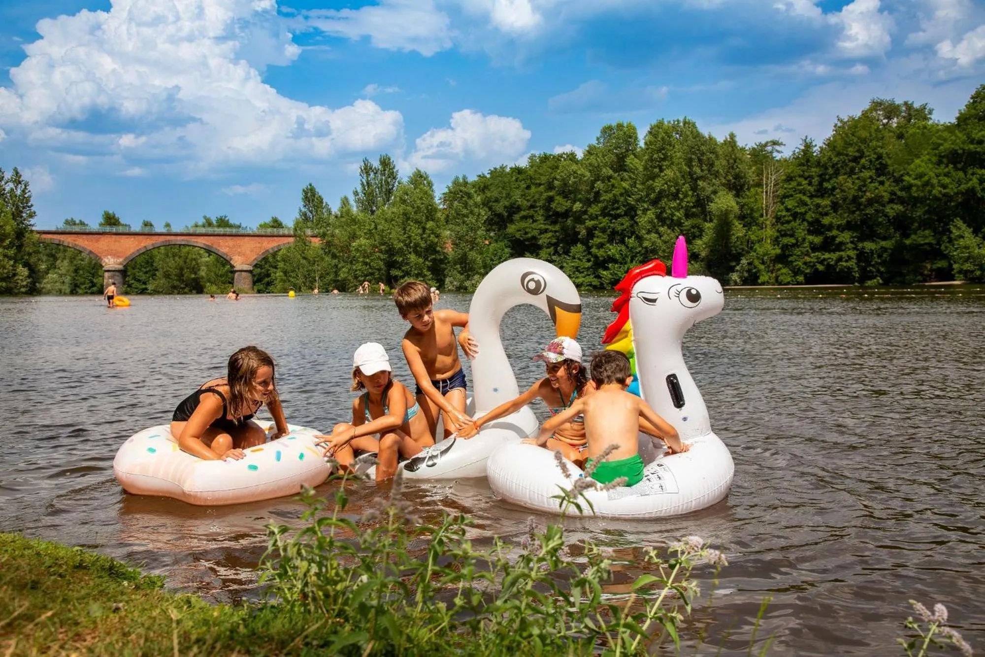 River view in Camping de la Bageasse