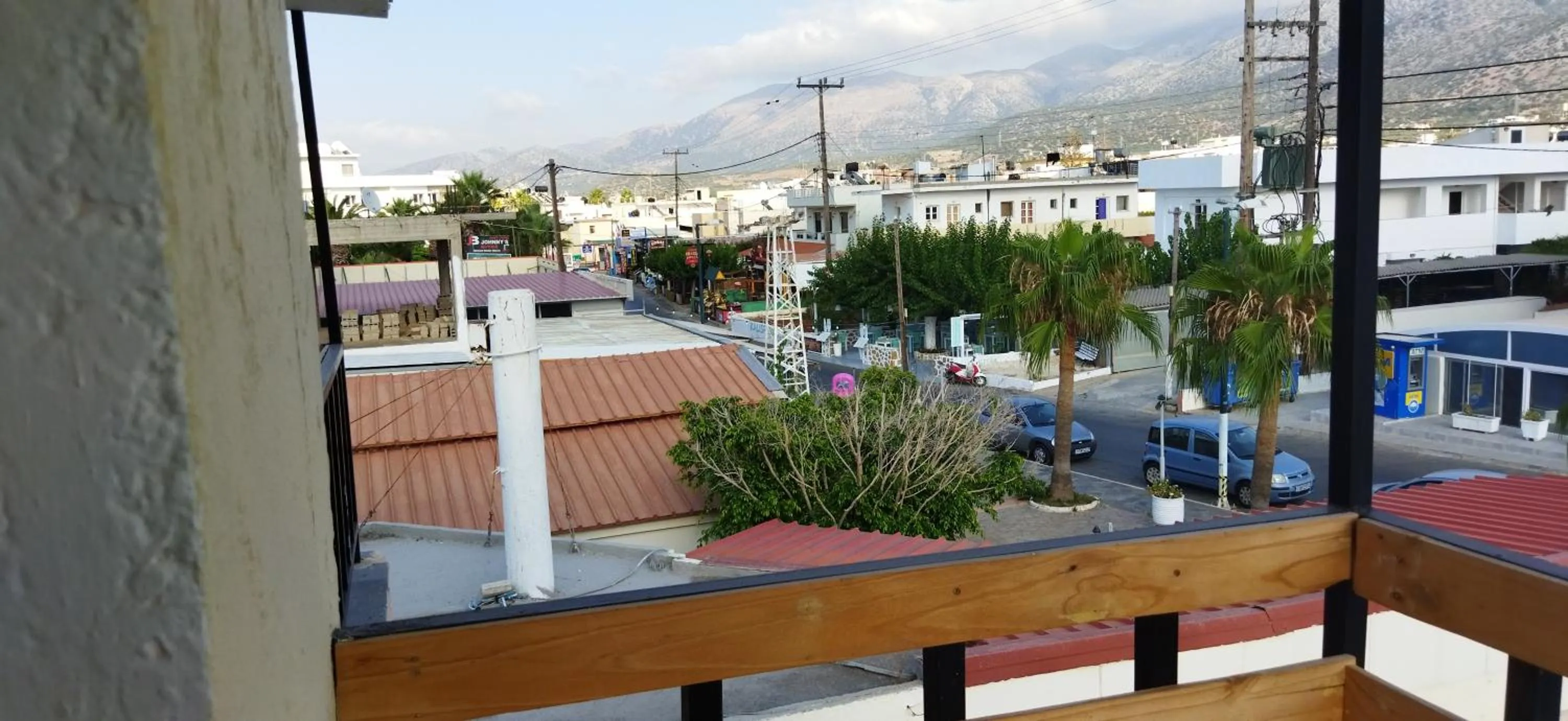 City view in Cleo Rooms 250m from the beach