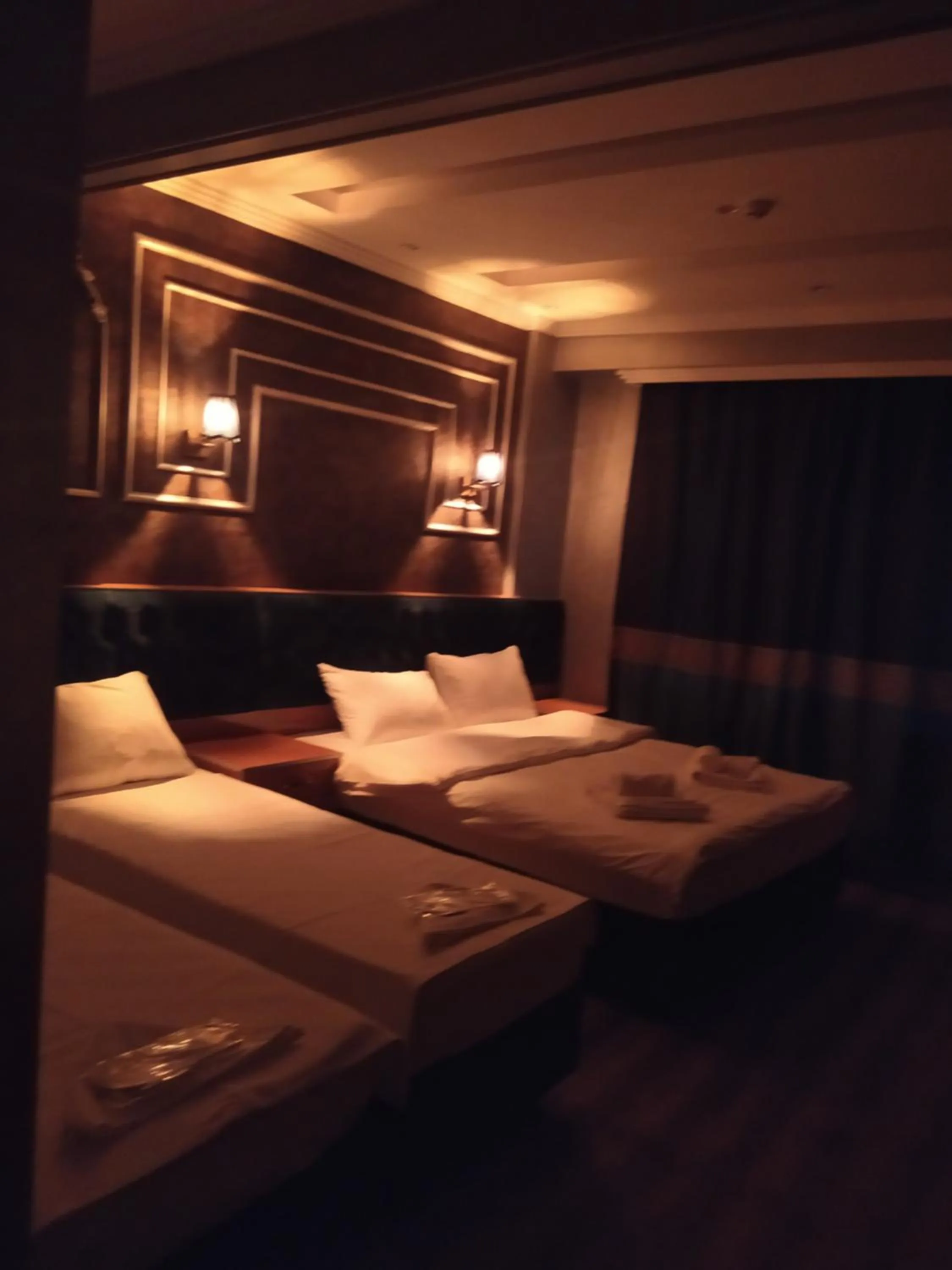 Bed in BoNaMi Hotel