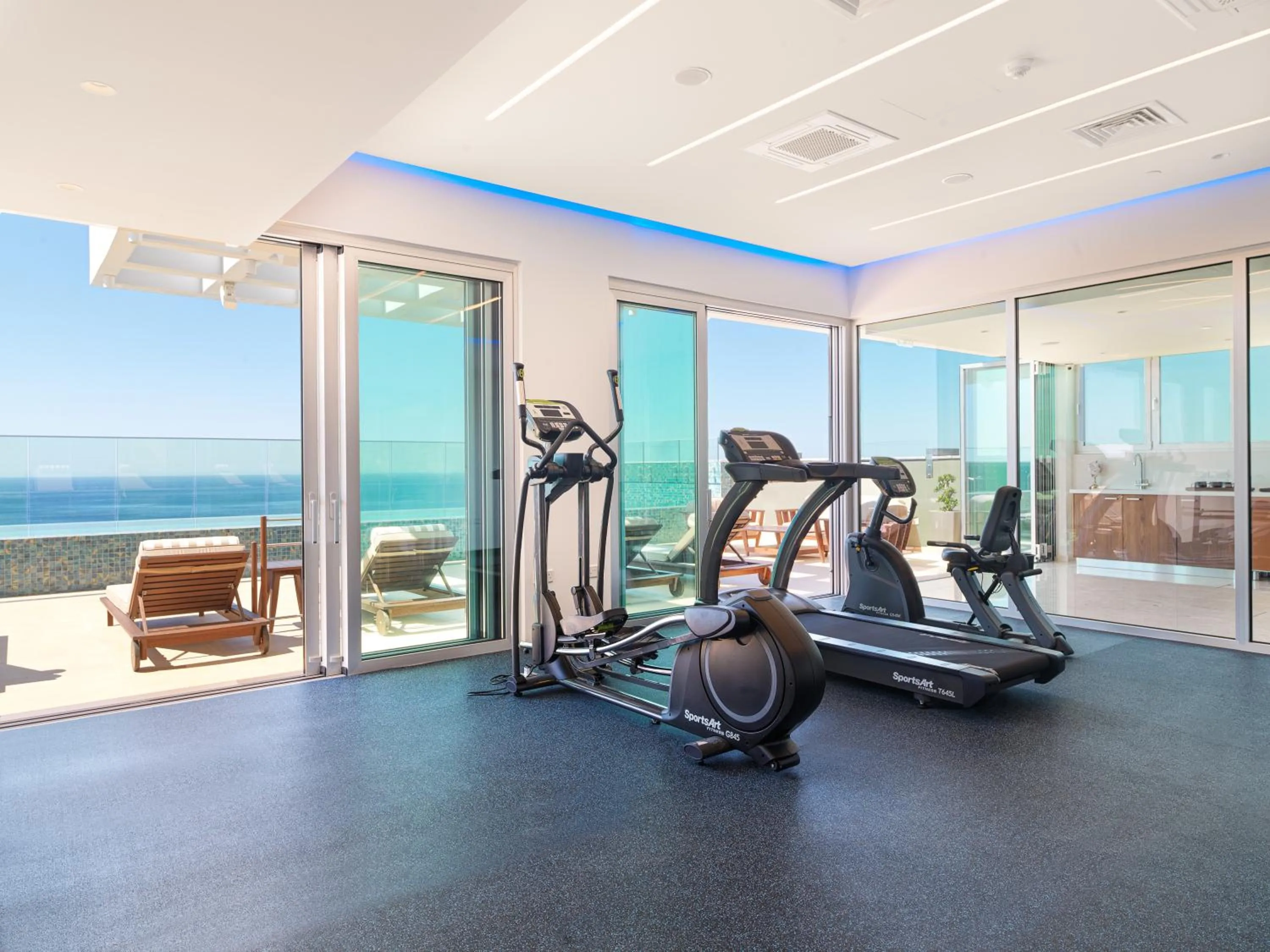 Fitness centre/facilities in The Tower at St Raphael Resort