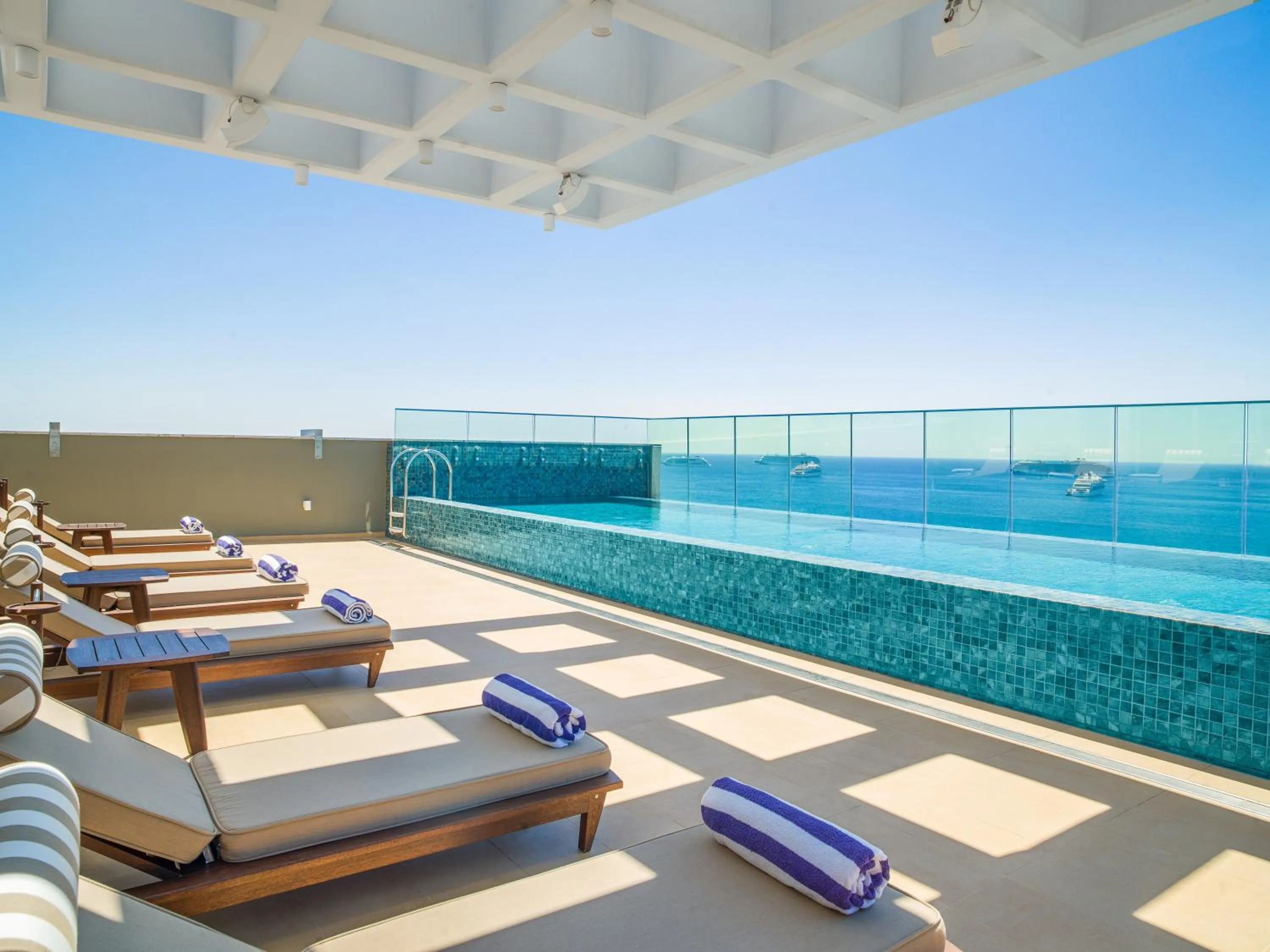 Swimming pool in The Tower at St Raphael Resort