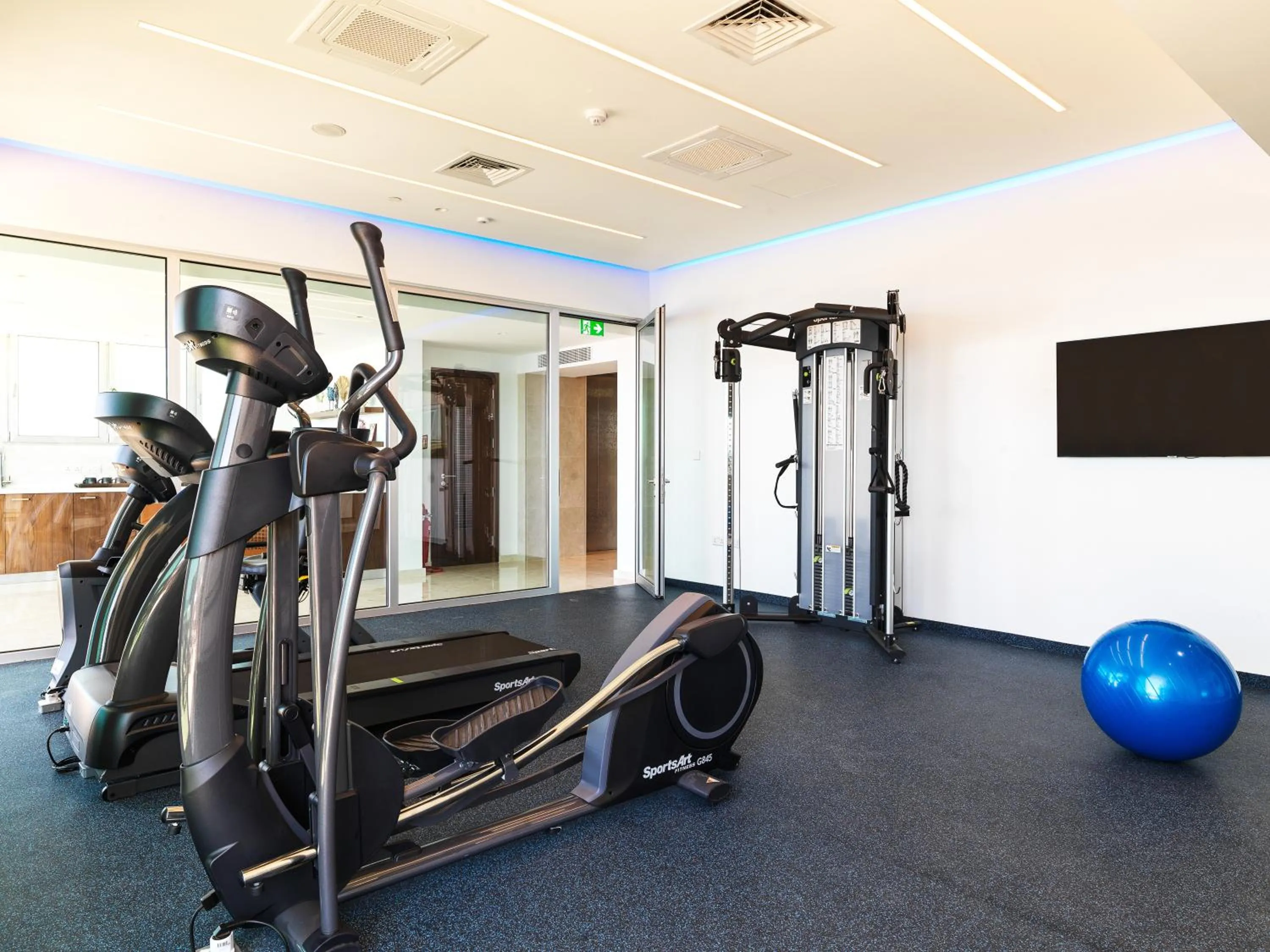 Fitness centre/facilities in The Tower at St Raphael Resort
